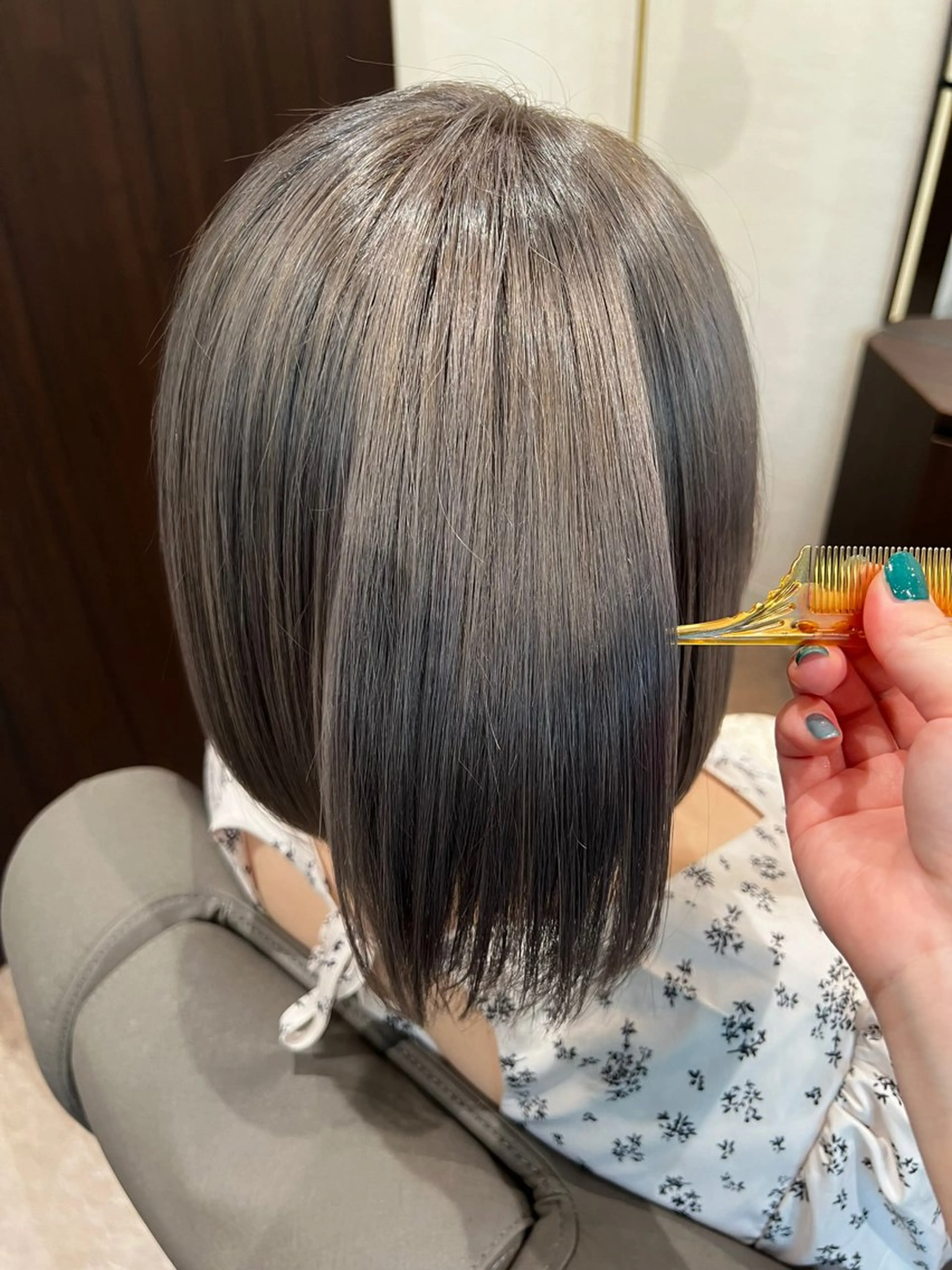 カット+カラー+3step外部補修トリートメントの写真