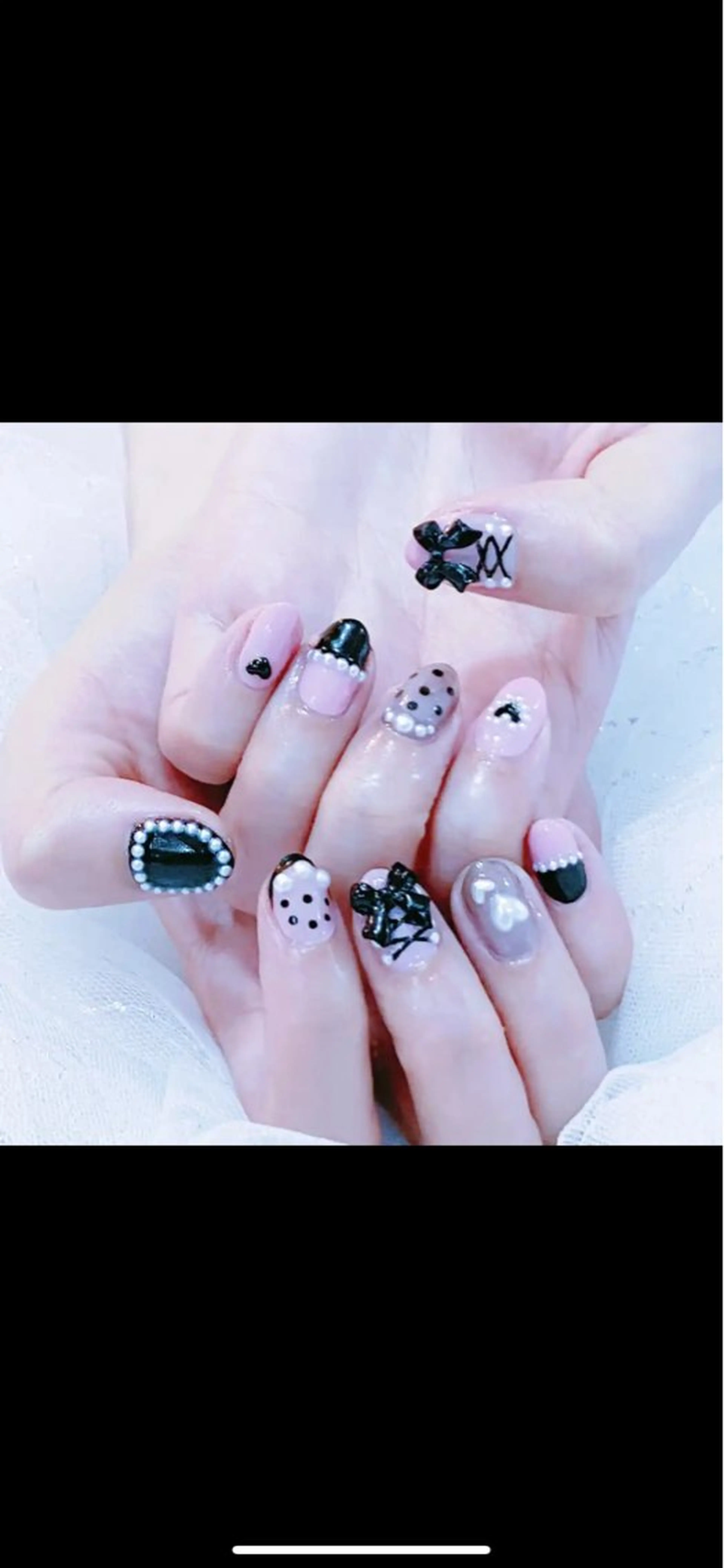 ネイル チークネイル 長さ出し フレンチネイル ガーリー 韓国ネイル sun nail池袋 モデル募集のネイルデザイン