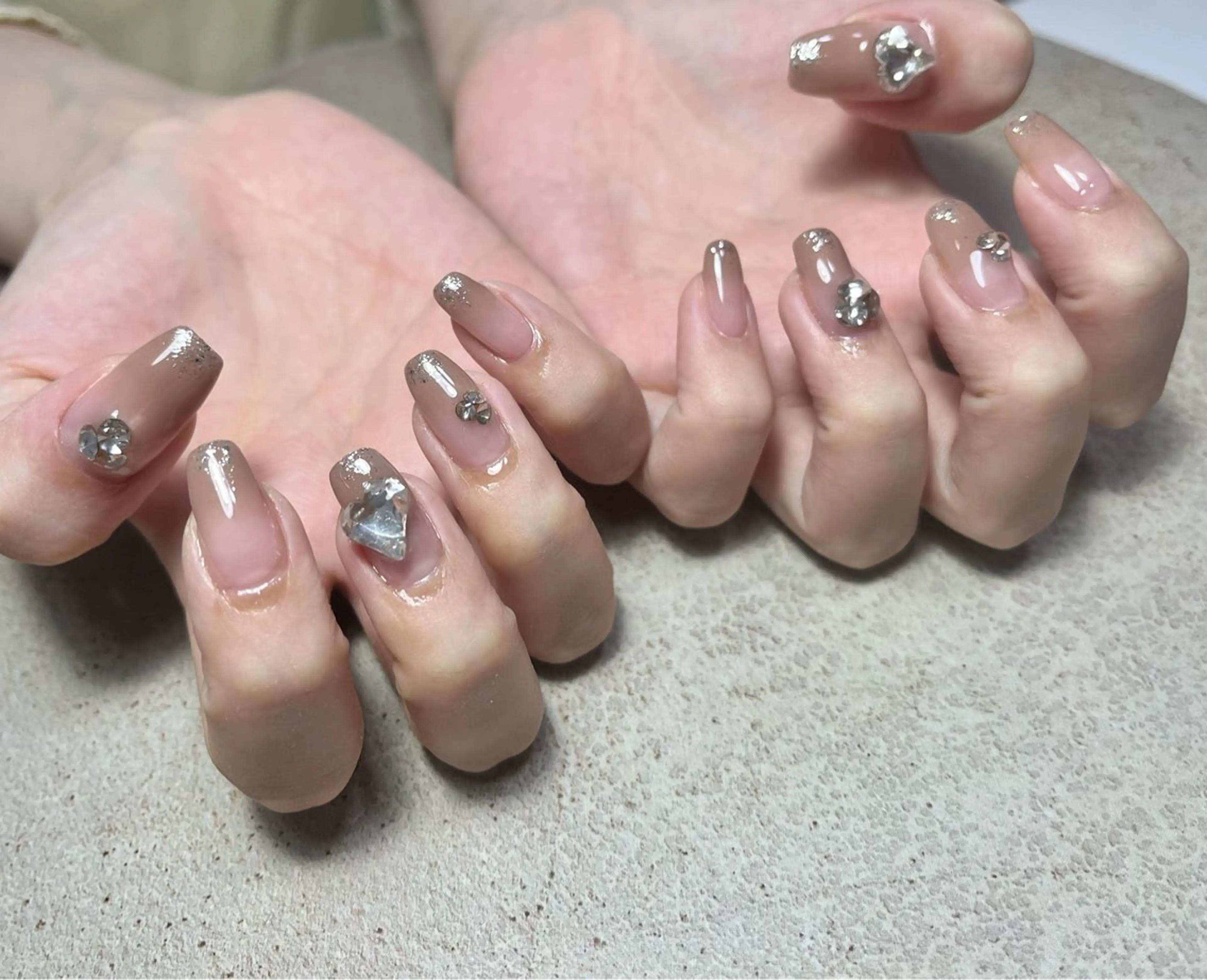 ネイル ハンドネイル goldgleams ちなのネイルデザイン