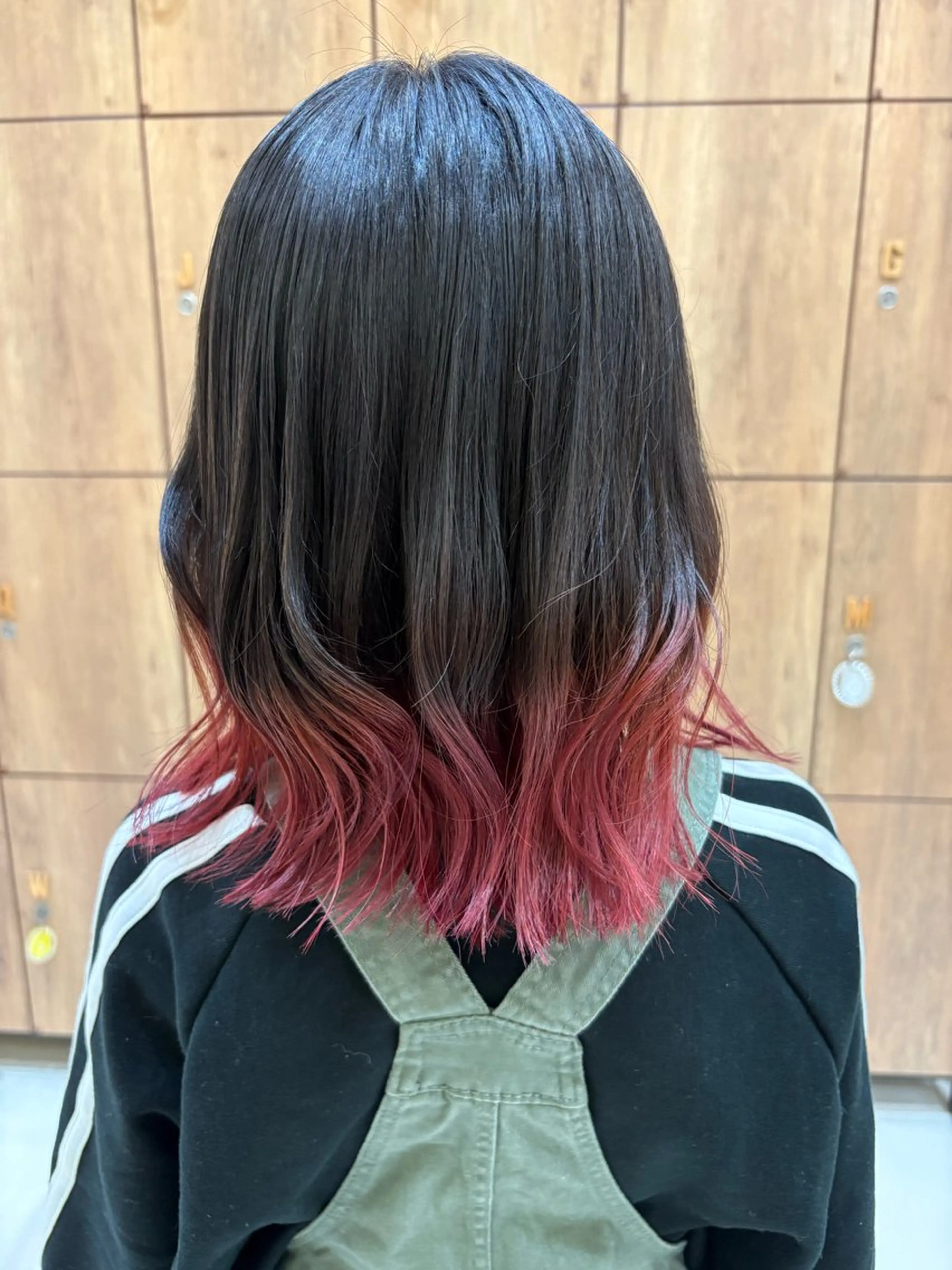 セミロング カラー Ancheri by flammeum戸塚店所属・ひな/ボブカット/ ブリーチなしWカラーのヘアスタイル