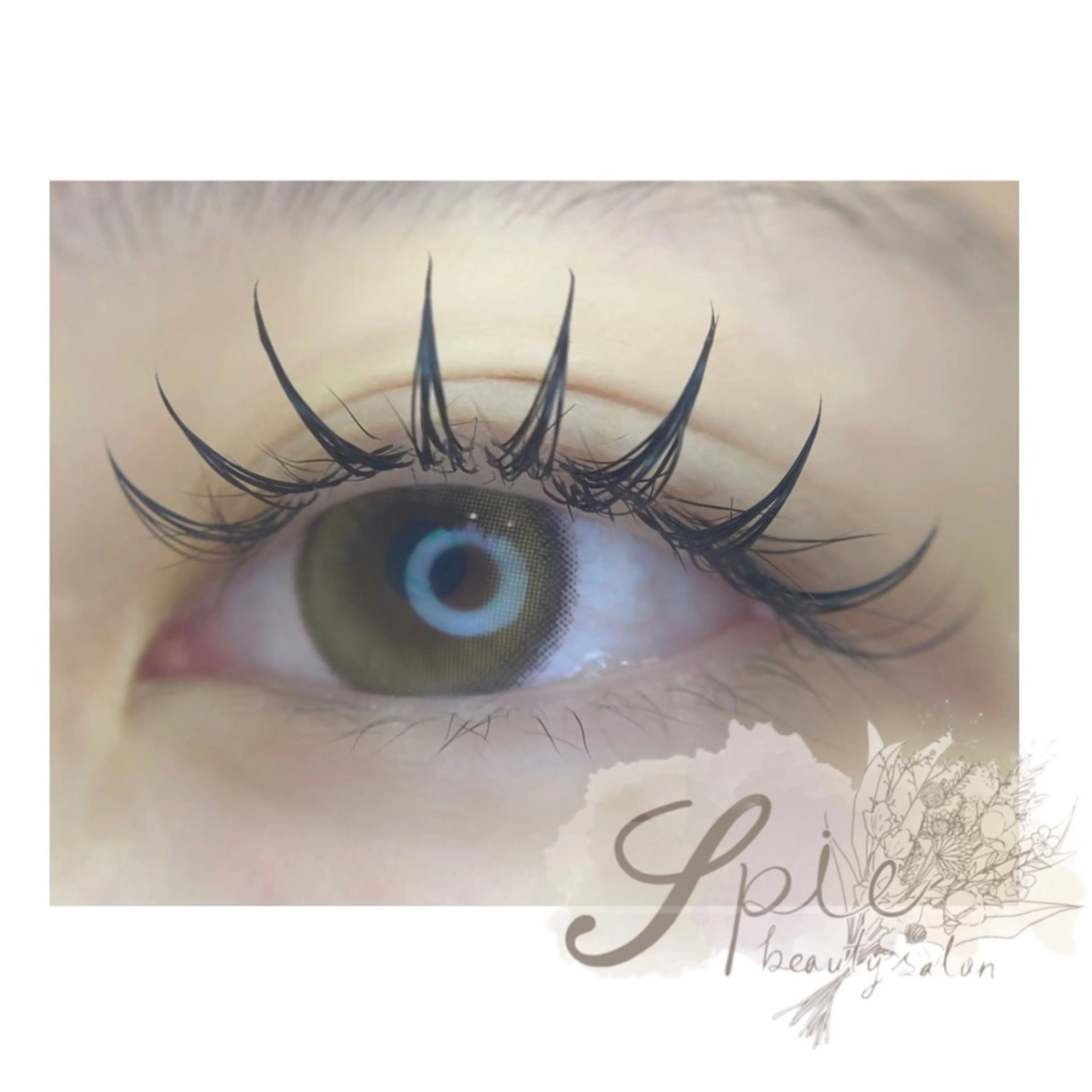 マツエク・マツパ 束感まつ毛 Dカール ワンホンマツエク Eyelist nakaseのマツエク・マツパデザイン