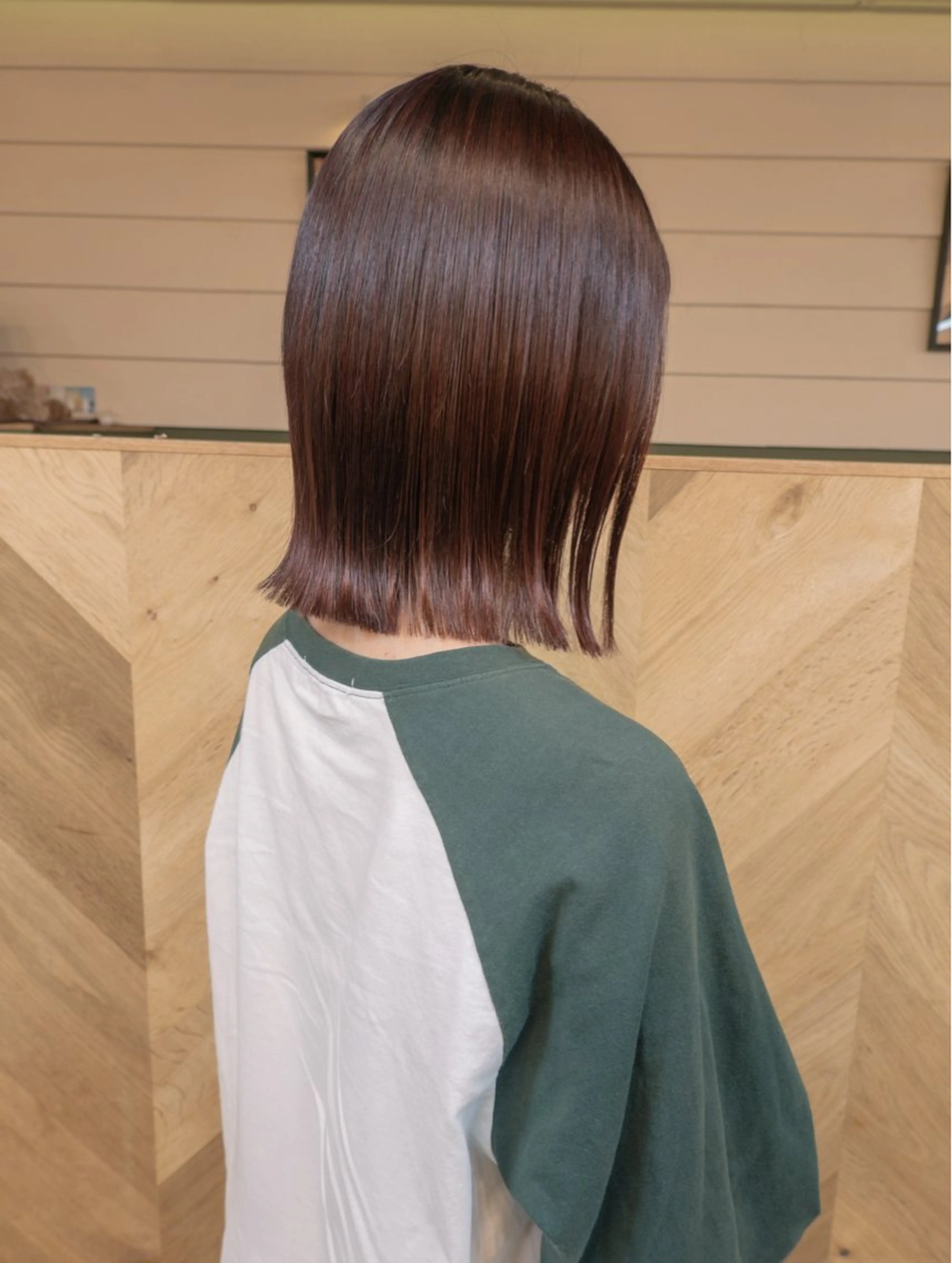 ミディアム 【ボブ】縮毛矯正/ 船橋駅5分/鈴木杏美のヘアスタイル