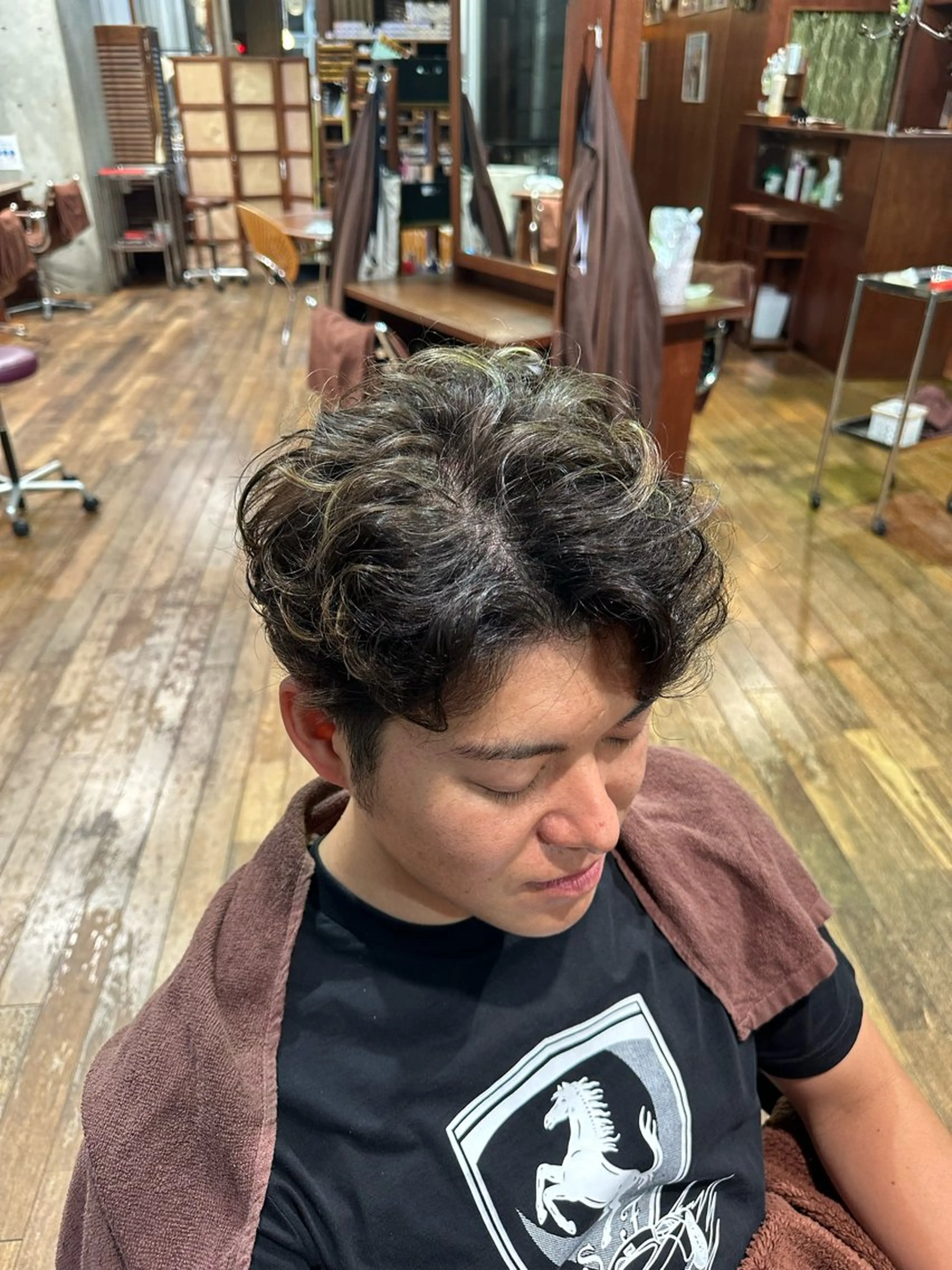 パーマ メンズ 髪質改善トリートメント&ケアカラー MRN.新宿西口所属・👑MRN👑 HIROMIのヘアスタイル