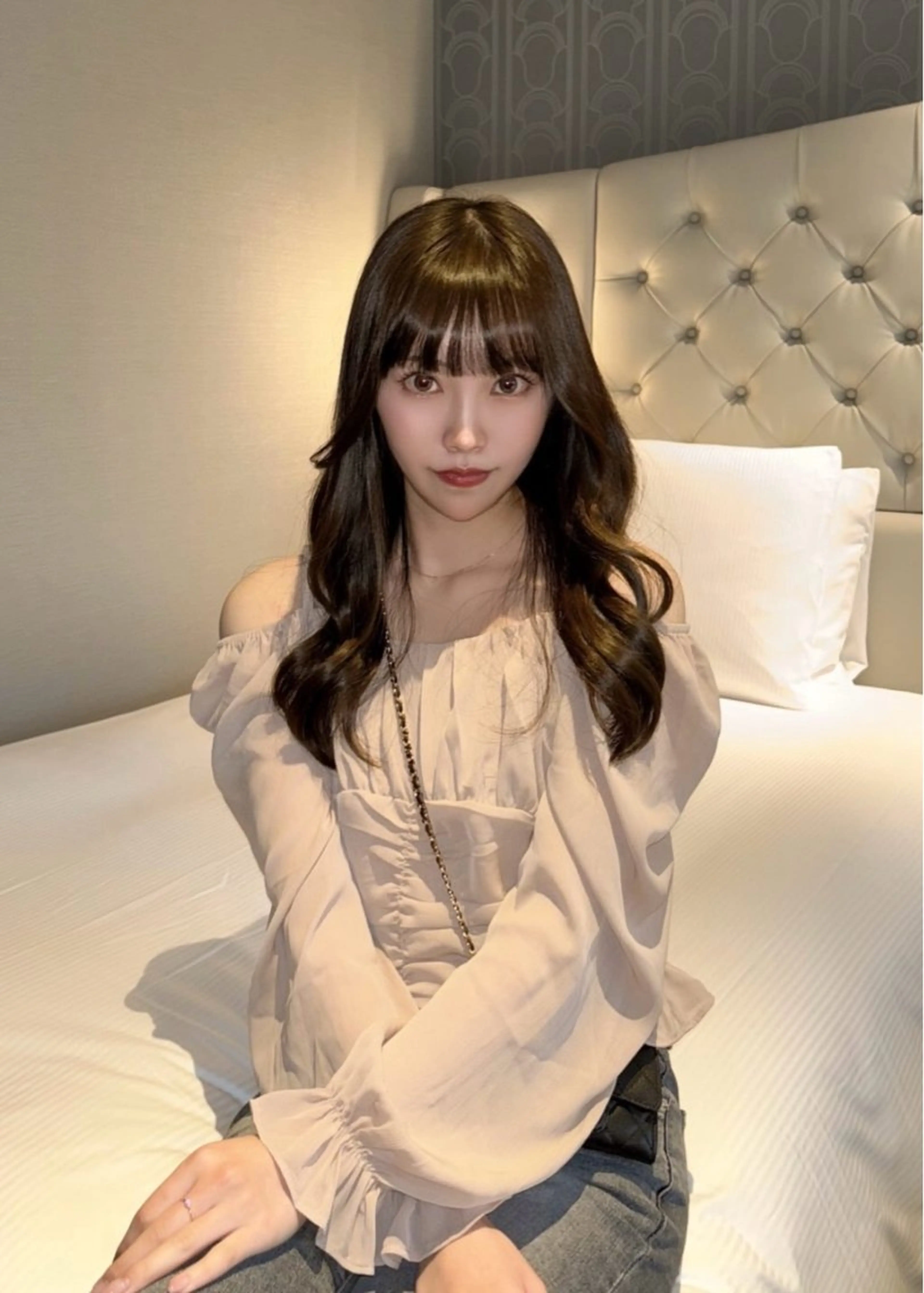 ロング カット ヘアカラー トリートメント Sayaka ii+Uのヘアスタイル