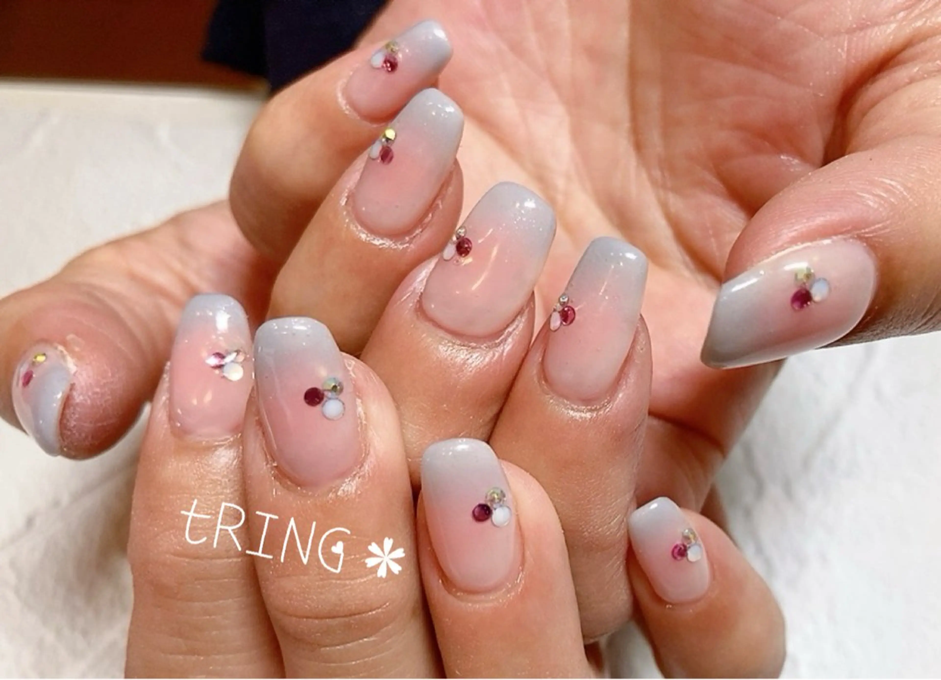 ネイル ハンドネイル tRING＊ しいの木台のネイルデザイン