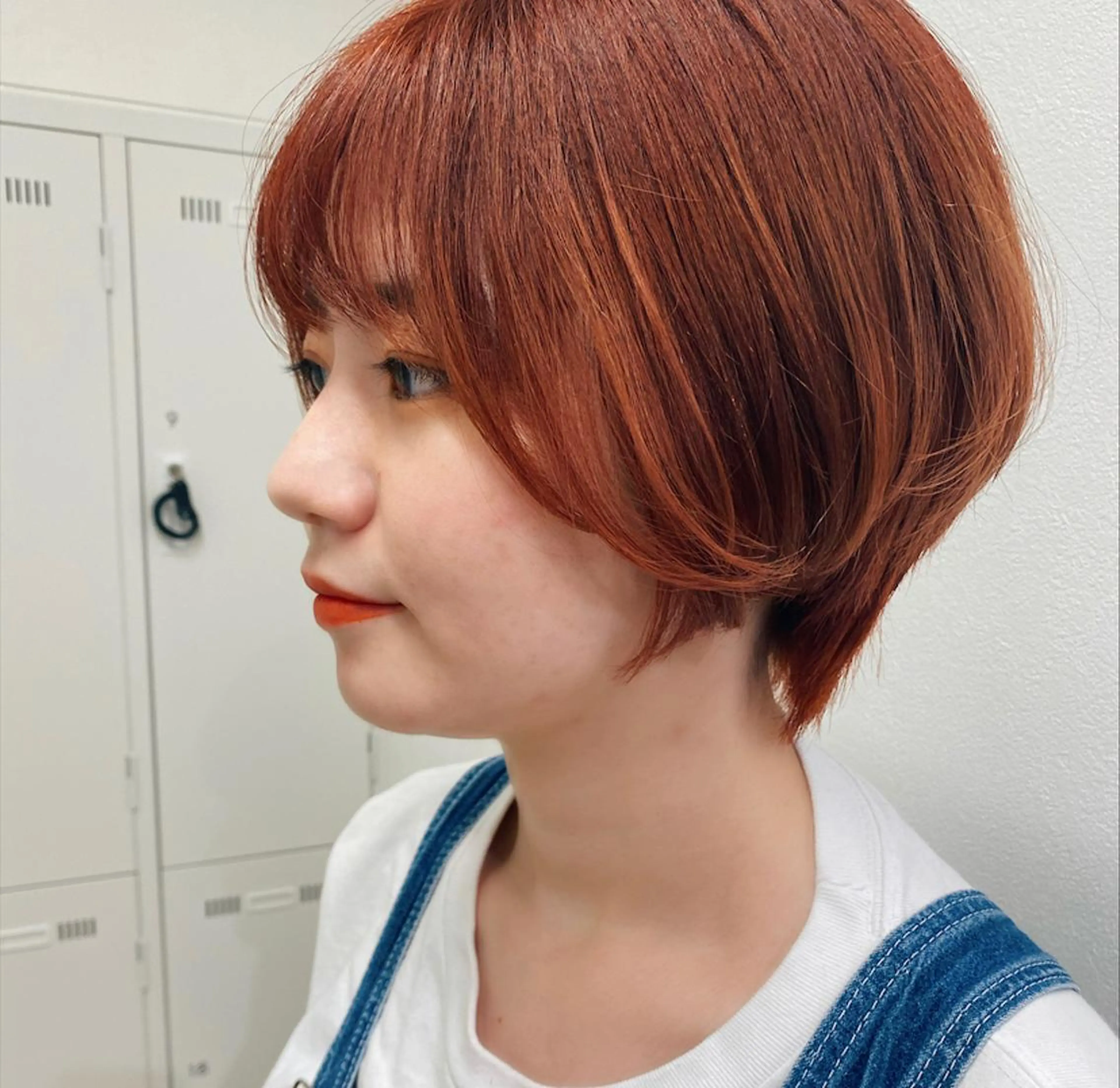 ショート カラー オレンジ 西山梨々【12/1〜 産休を頂きます🎀】のヘアスタイル