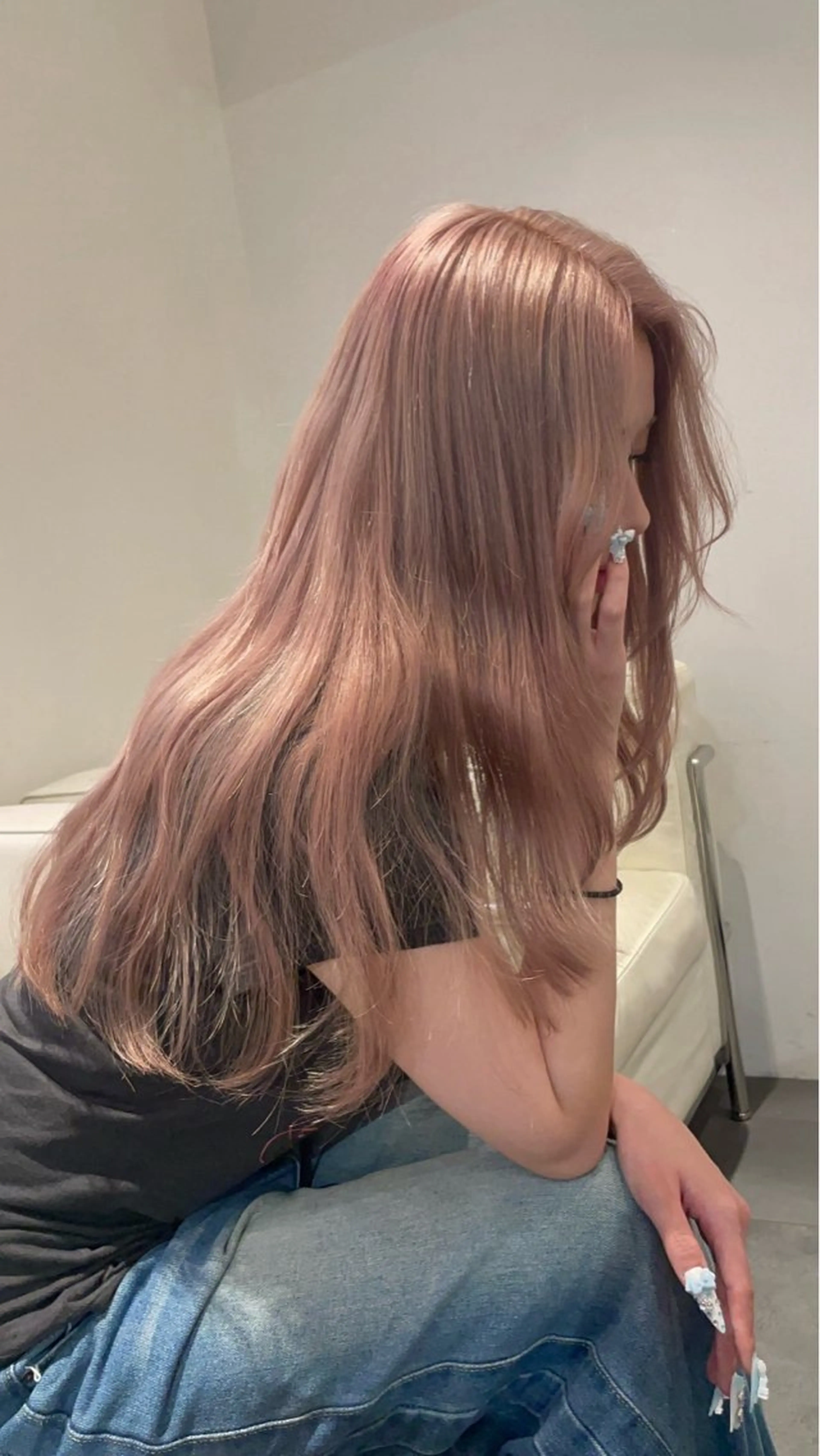 カラー ikiRu ﾊｲﾄｰﾝ/渋谷のヘアスタイル