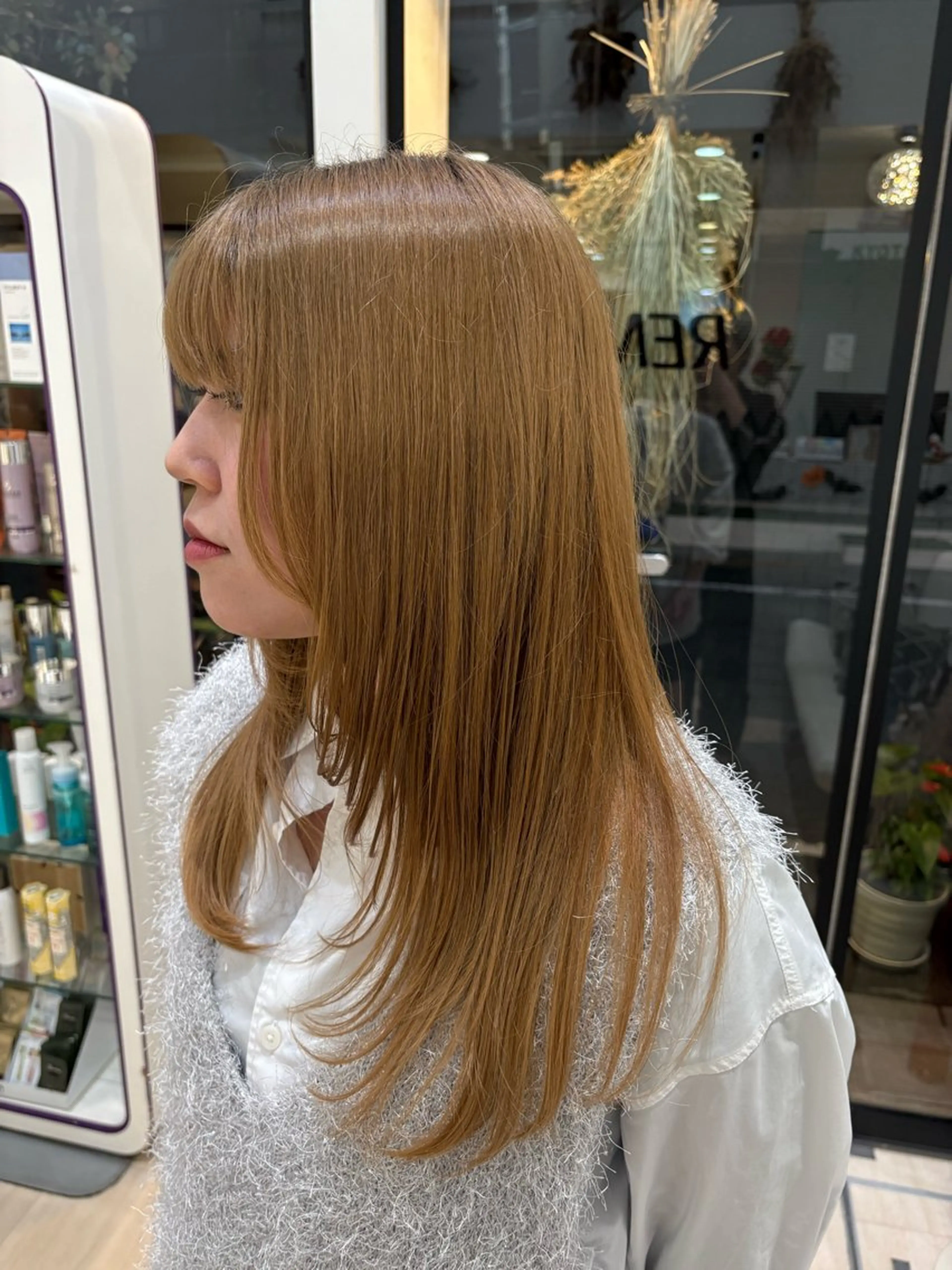 ロング レイヤーカット カット R u i /透明感カラーのヘアスタイル