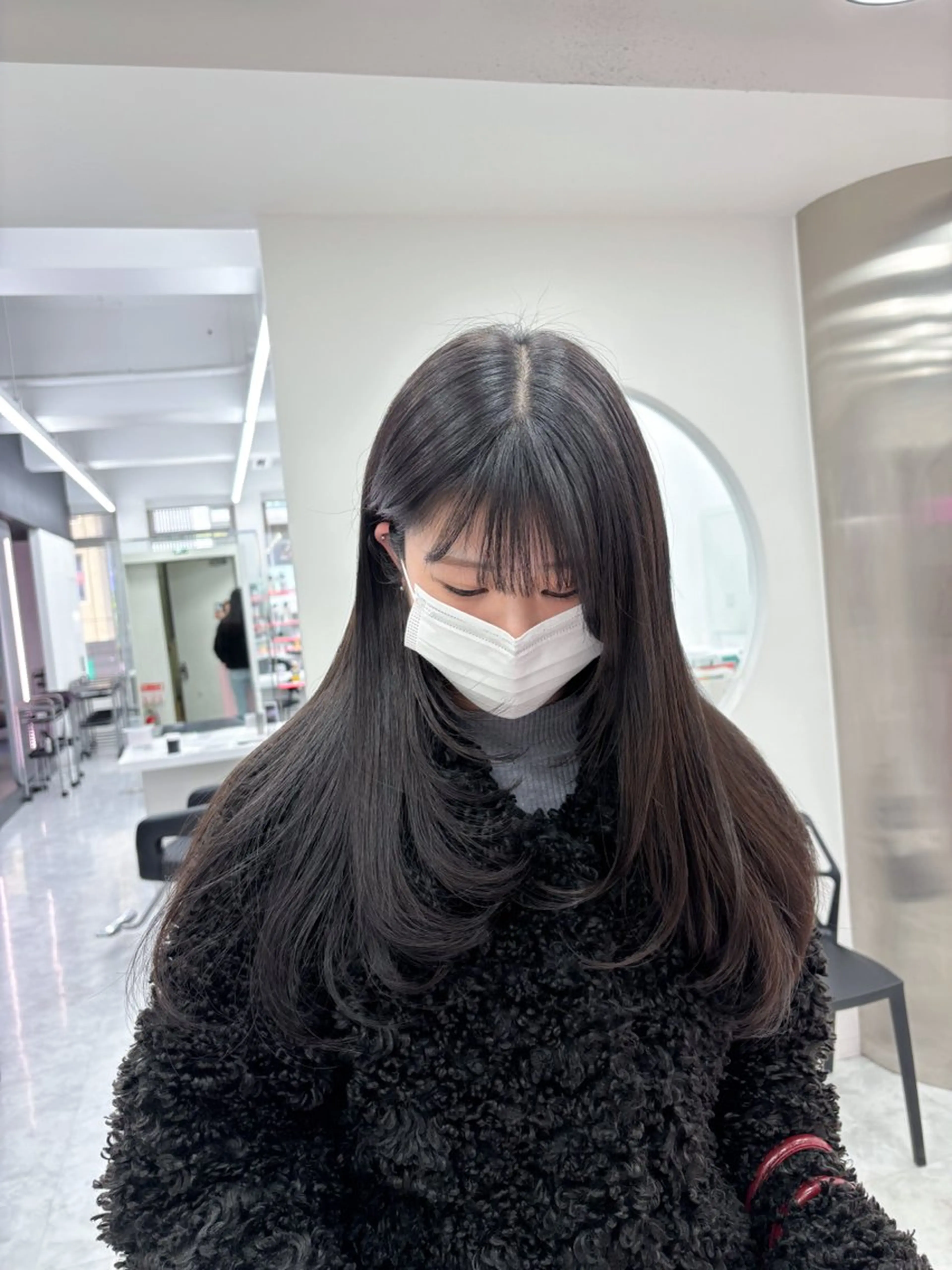 ロング カラー 表参道ハッシュカット レイヤー/リノンのヘアスタイル