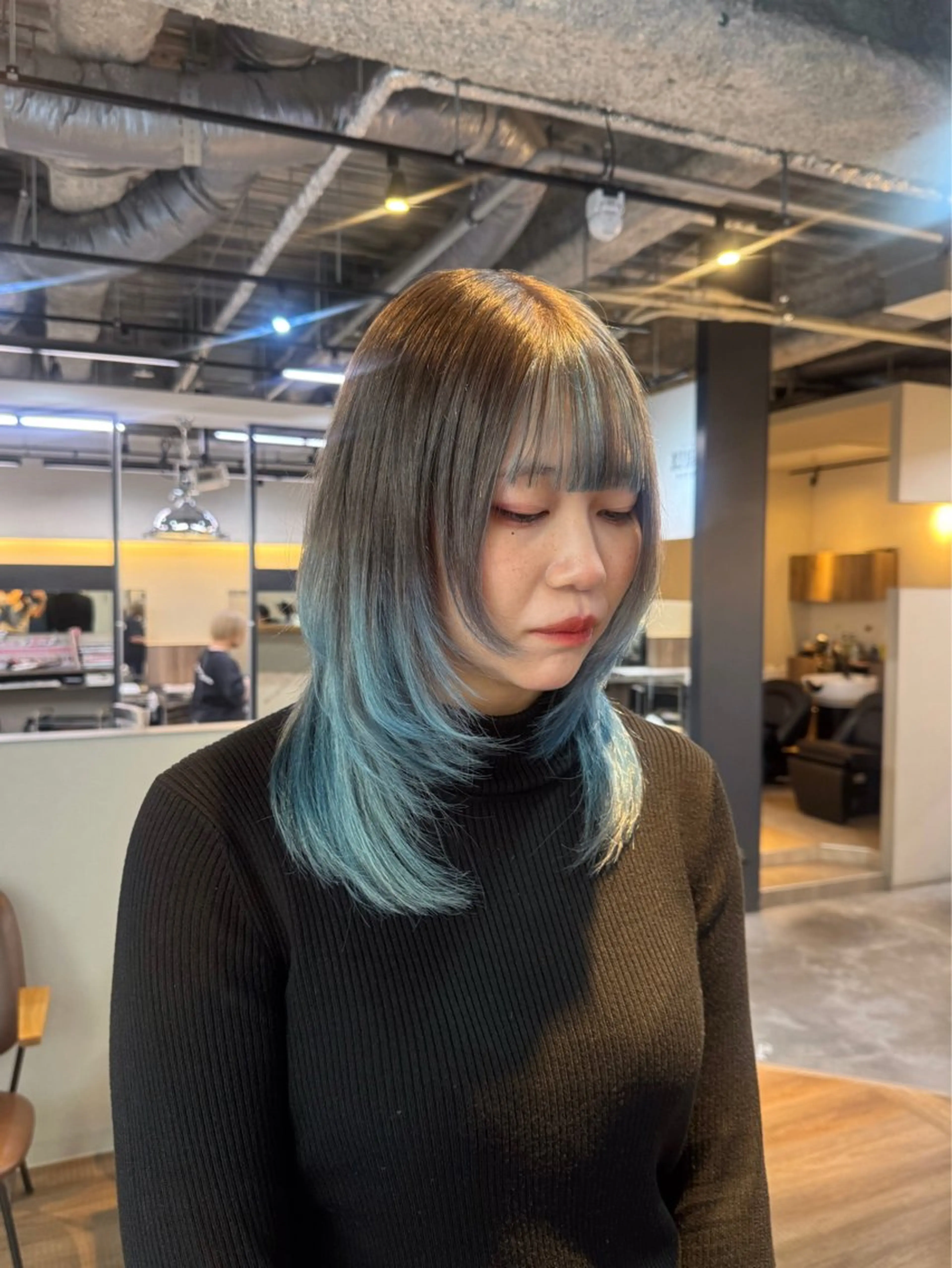 ミディアム カラー ヘアカラー トリートメント 韓国ヘア🇰🇷 YUKINAのヘアスタイル