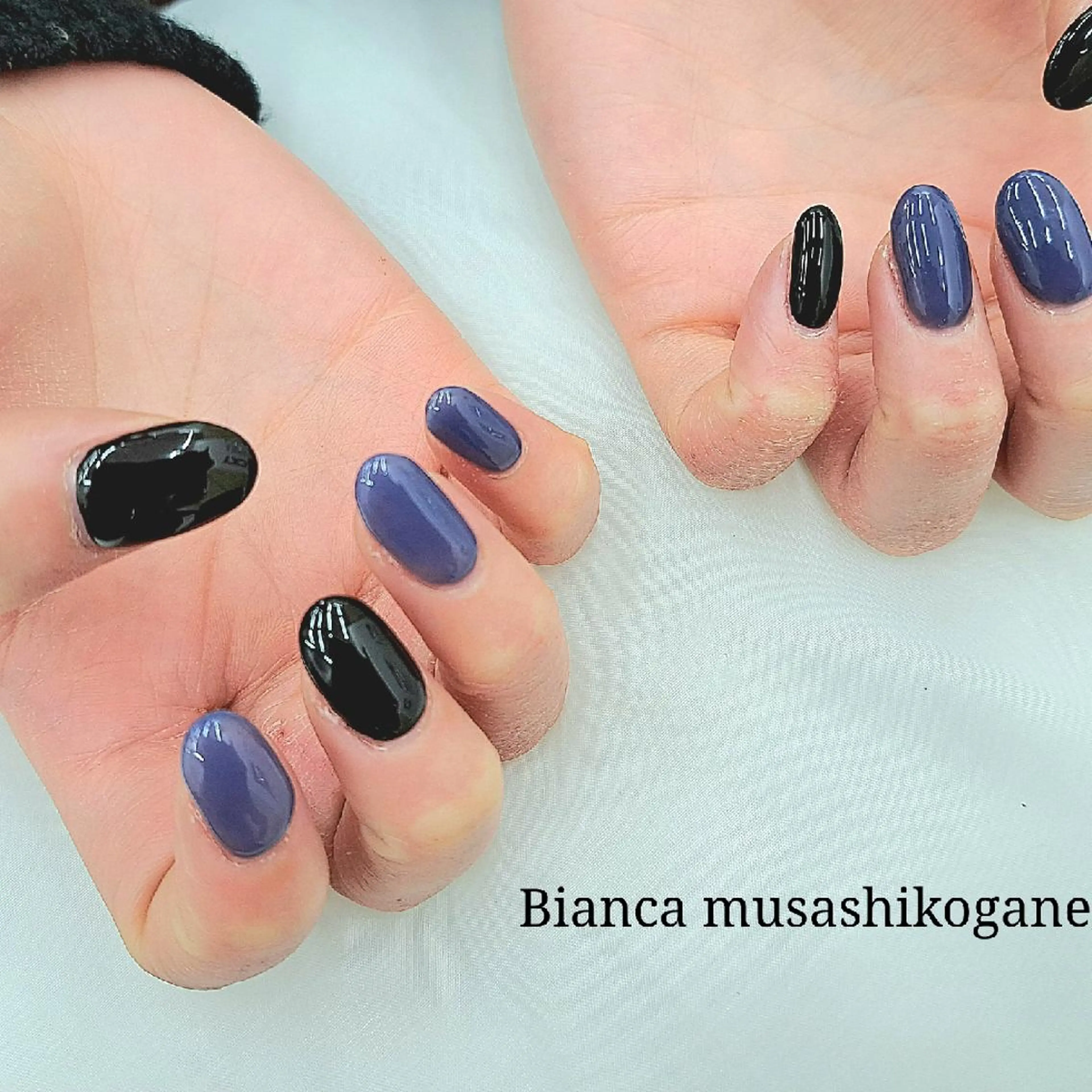 ネイル シンプルネイル Bianca八王子 まえさだのネイルデザイン