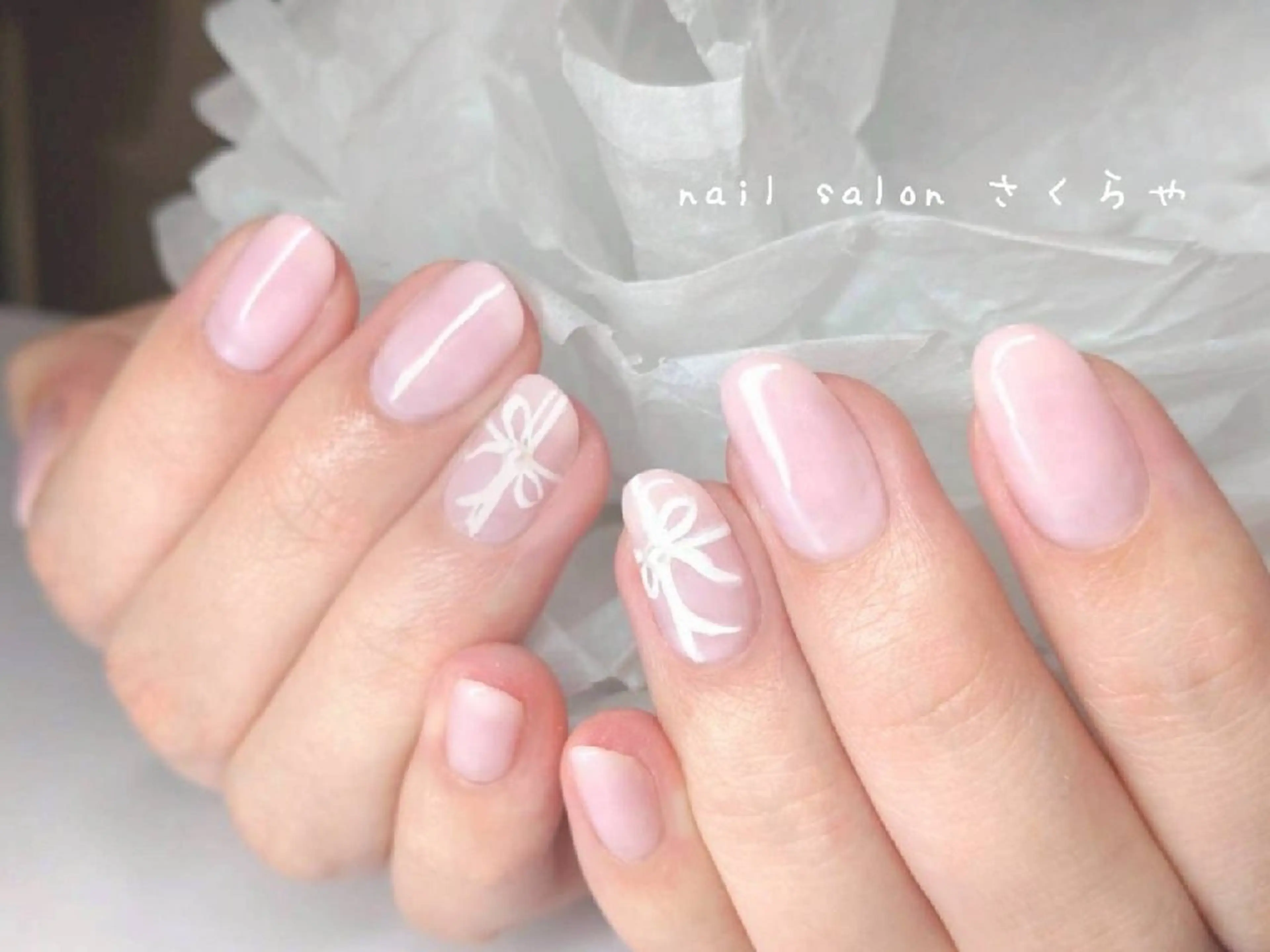ネイル アートネイル 入学式 卒業式 オフィスネイル ワンカラーネイル ハンドネイル さくらや❤ パラジェル使用のネイルデザイン