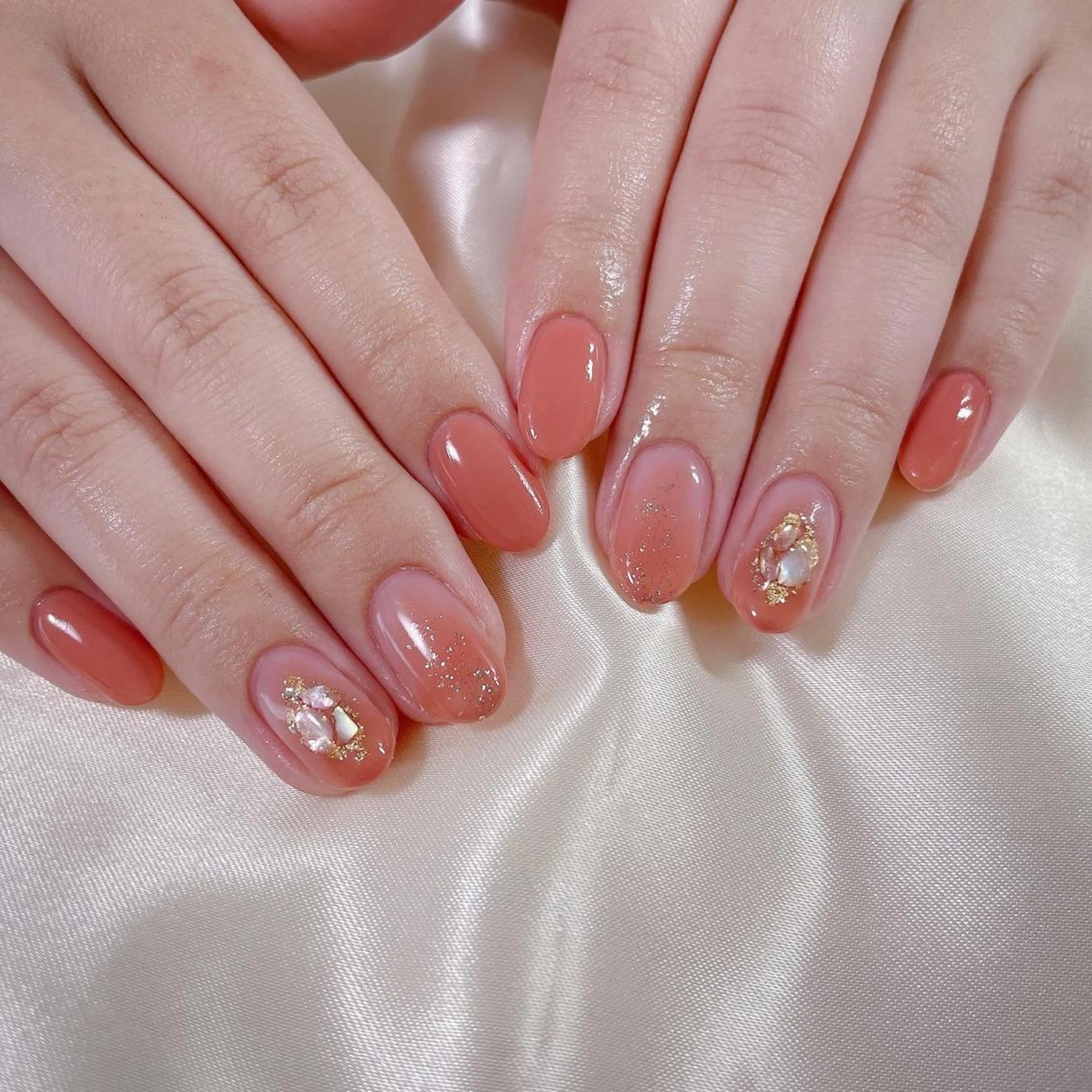 ネイル ピンク kikinail 溝の口のネイルデザイン