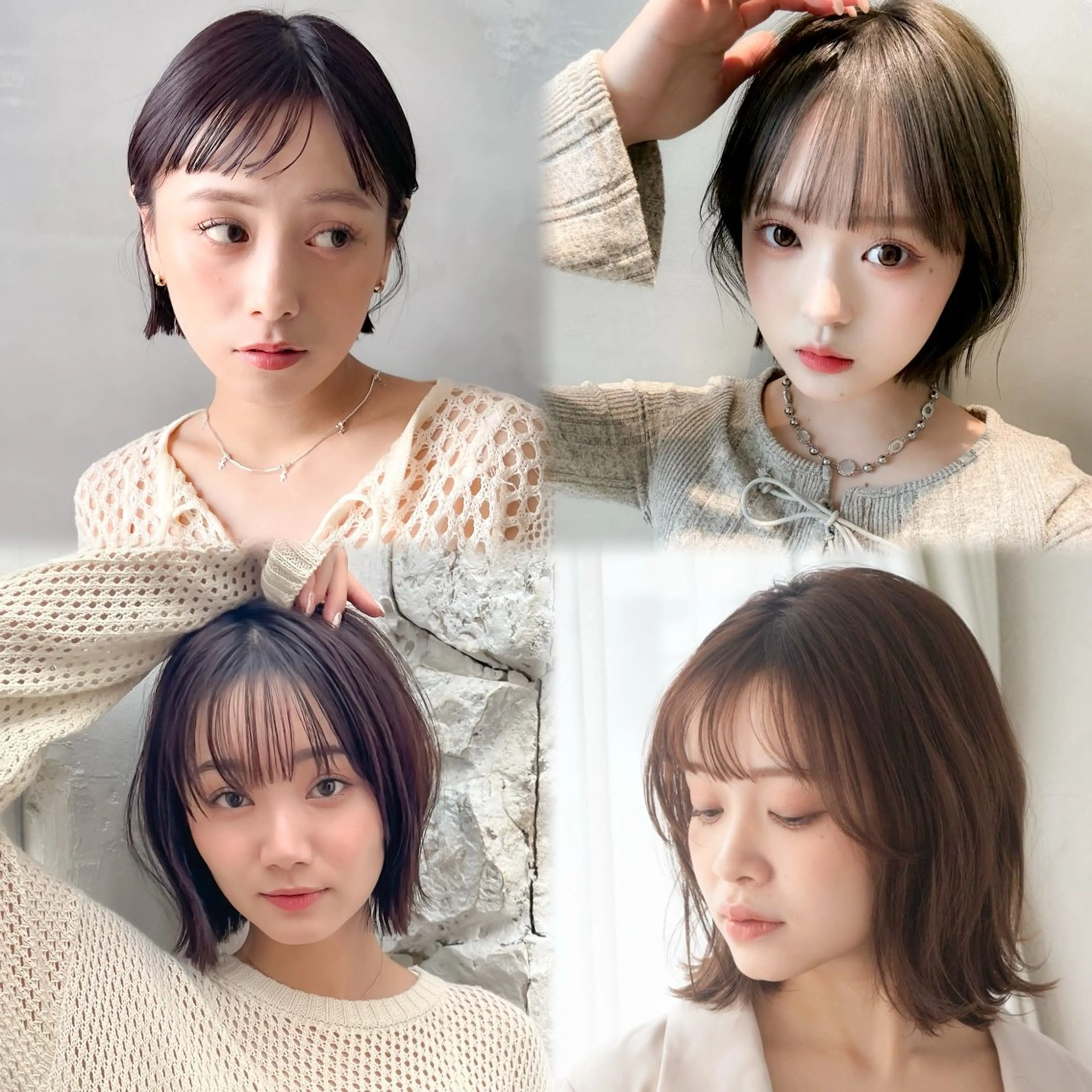 ショート カット ヘアカラー トリートメント ボブ/縮毛矯正 髪質改善/もえるのヘアスタイル