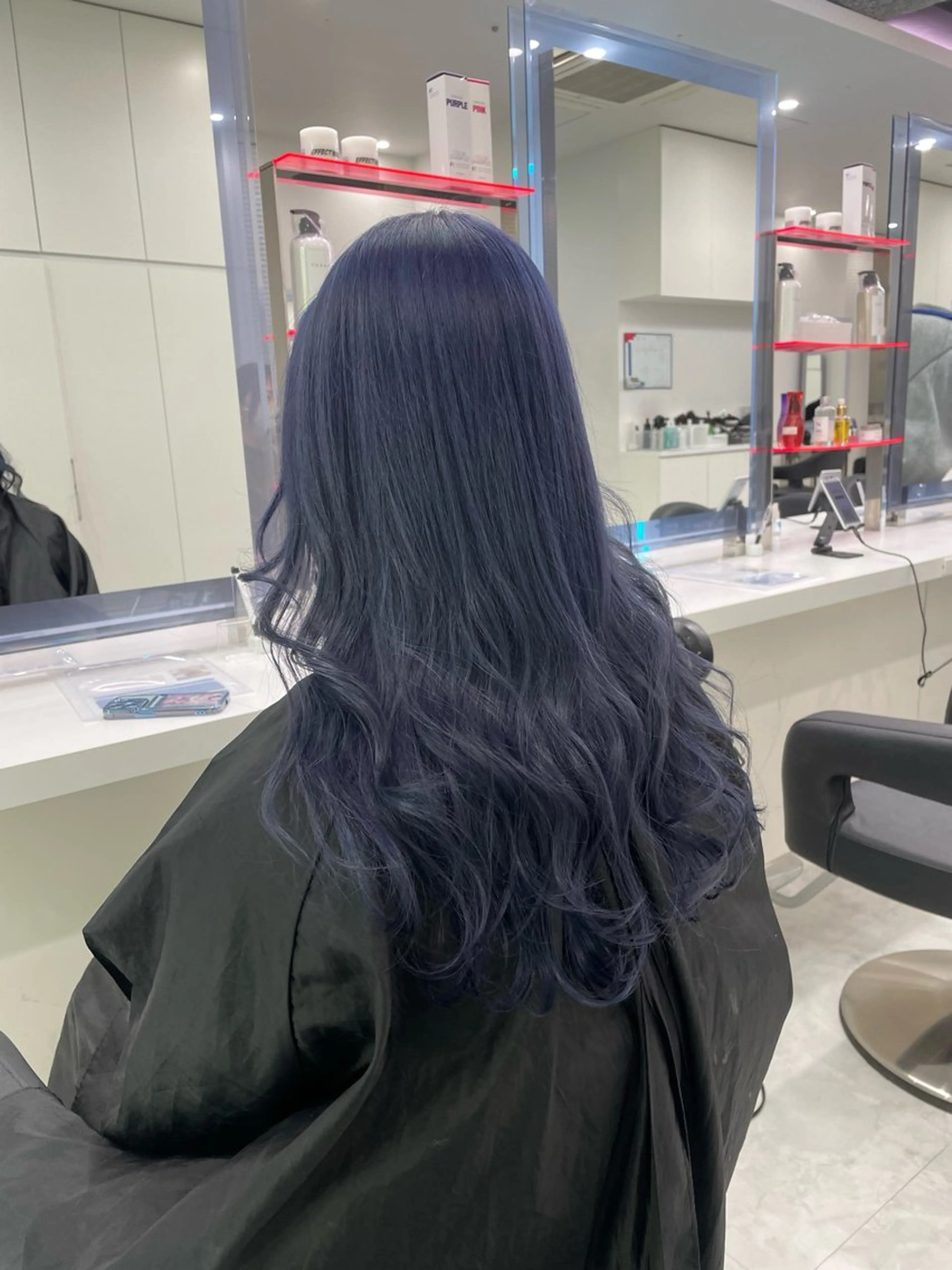 セミロング カラー ヘアアレンジ ブリーチ 透明感カラー ブリーチなしカラー 髪質改善 似合わせカット 🫧艶感  ハイトー ン／ブリーチ🫧のヘアスタイル