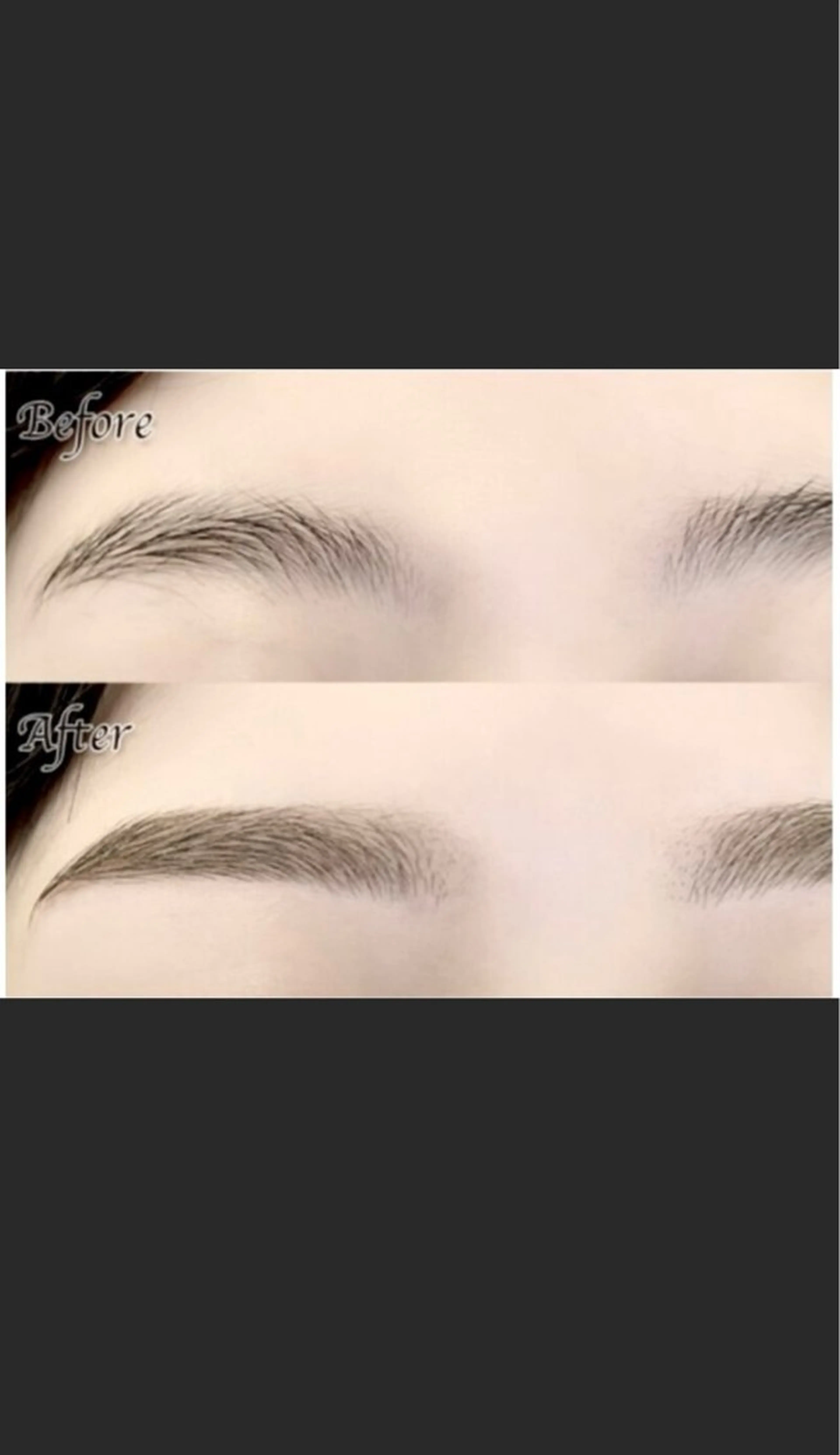 人気【美眉スタイリング】仕上げメイクor美容液仕上げ　選択可🙆‍♀️  顔用organicWax使用⭐️の写真