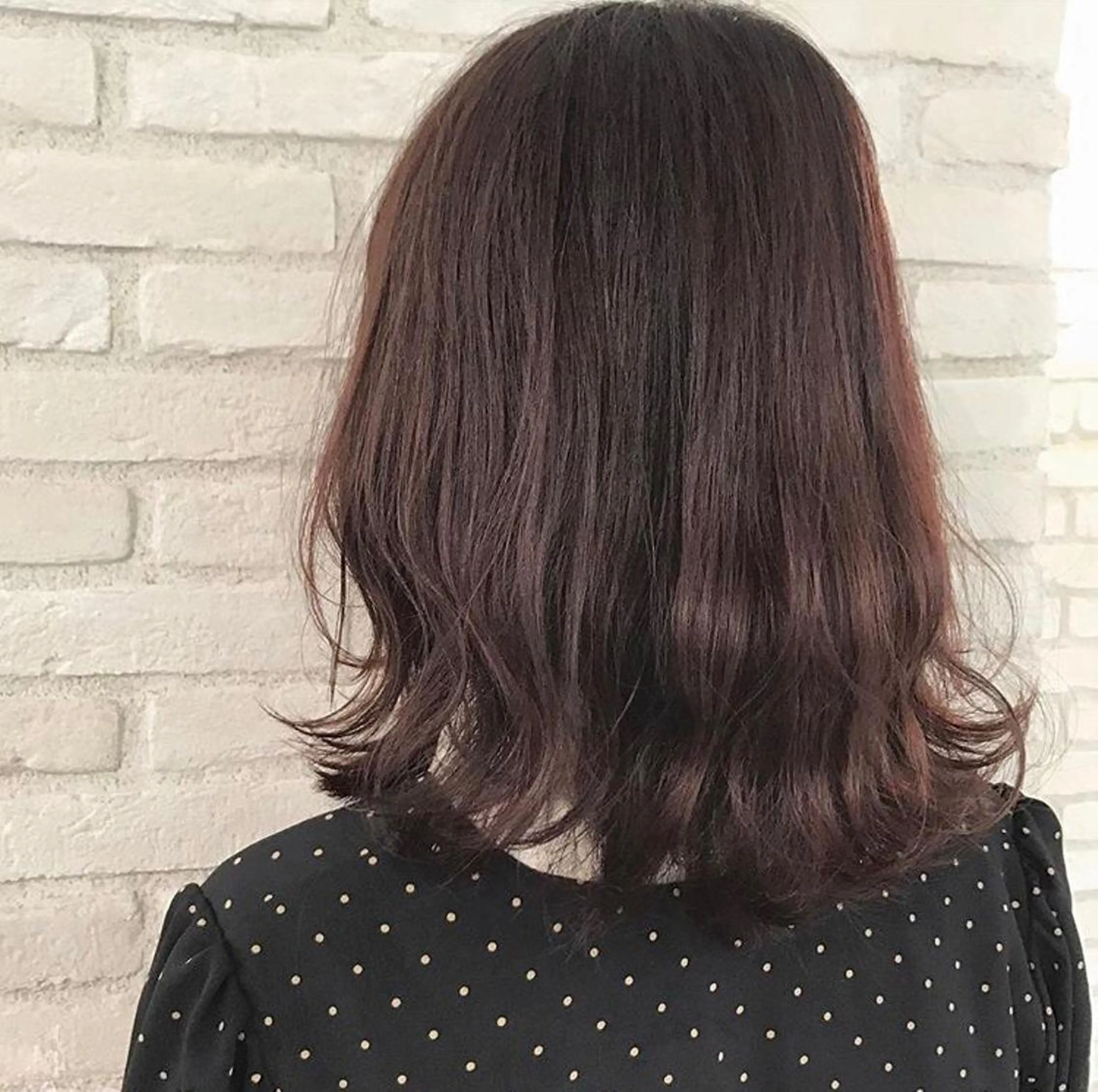 ミディアム 顔周りカット 伊 杏のヘアスタイル