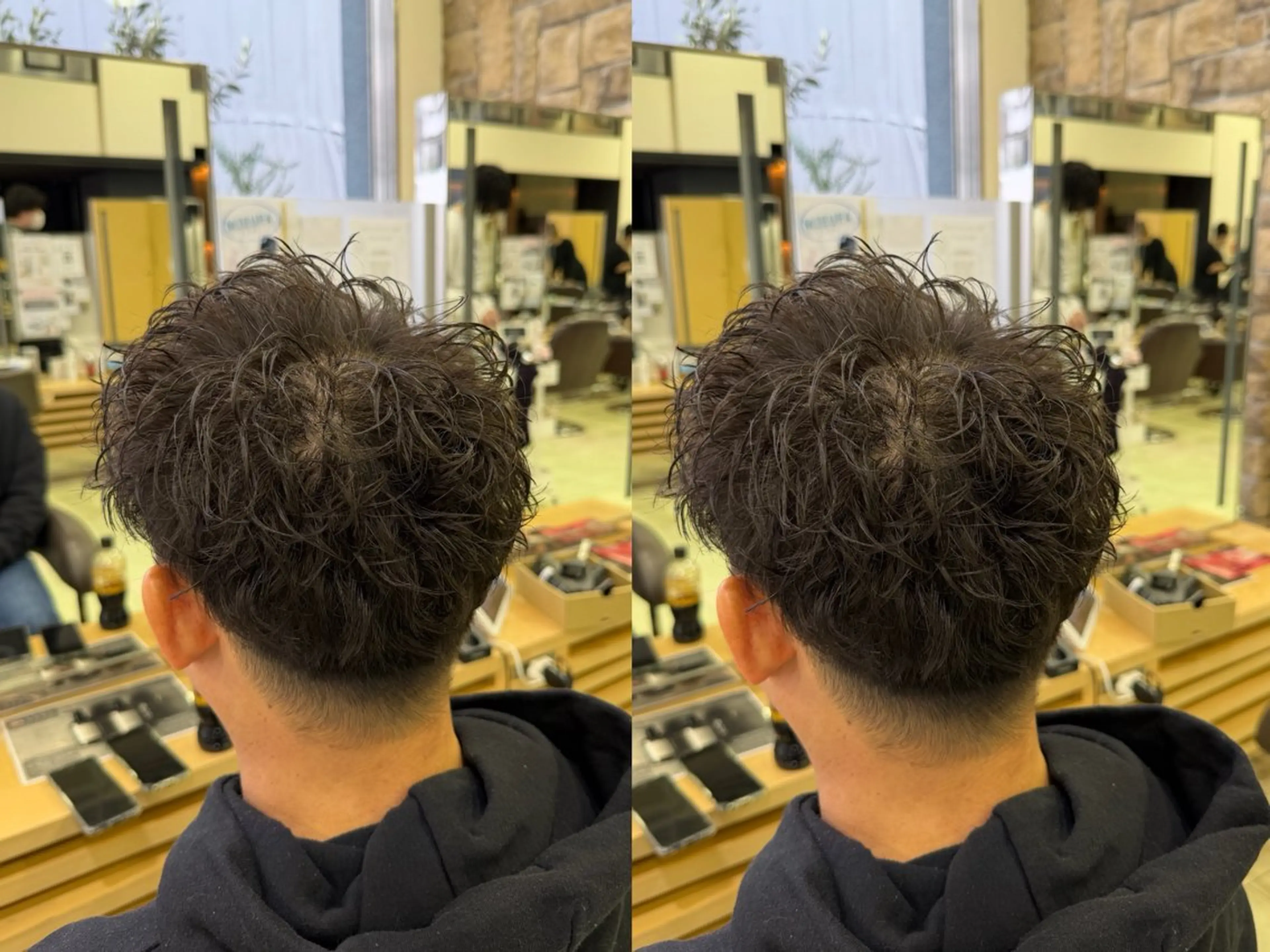 ショート パーマ メンズ シャドウパーマ/ピン パーマ/だいじゅのヘアスタイル