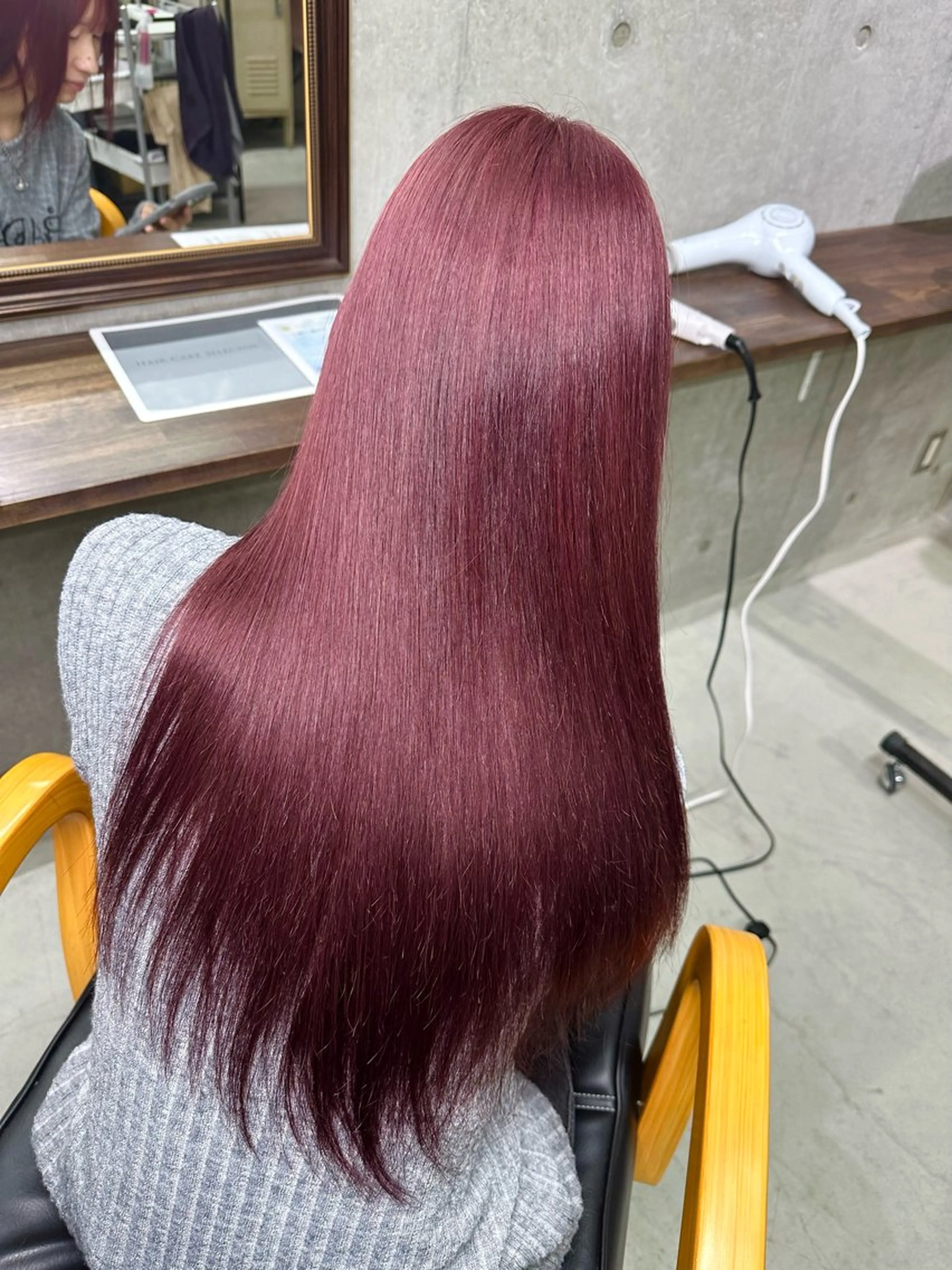 ロング カラー ラベンダーカラー ラベンダーピンク ピンクカラー ヘアカラー トリートメント 名古屋のピンク好き かずくん🦩のヘアスタイル