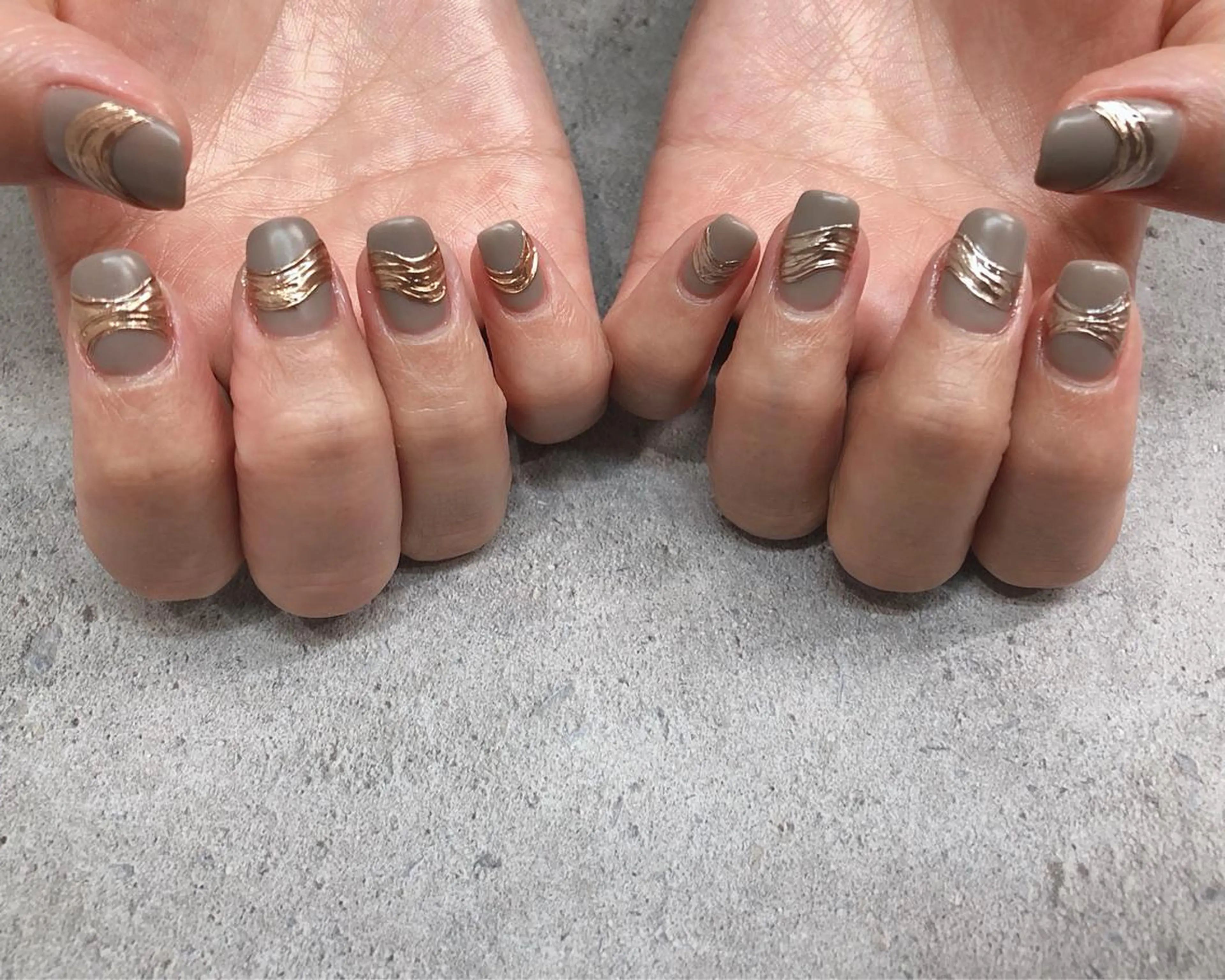 ネイル アートネイル マットネイル ミラーネイル ハンドネイル nail heron所属・saki_ nail heronのその他イメージ