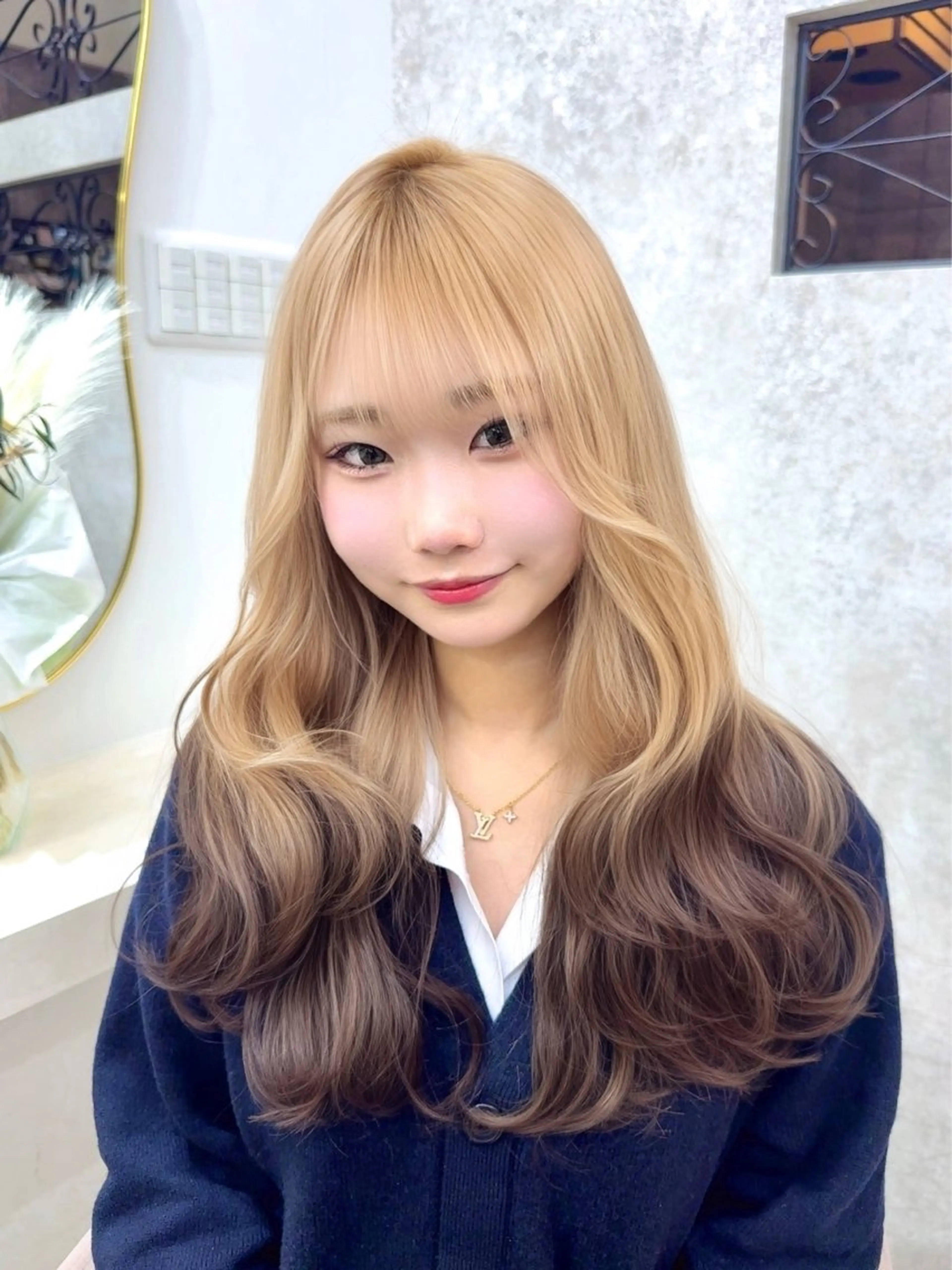 ⭐️1.2月30%off⭐️𝐧𝐨. 1人気クーポン⭐️ダメージ9割down‼️ケアブリーチ＋透明感カラー💓の写真