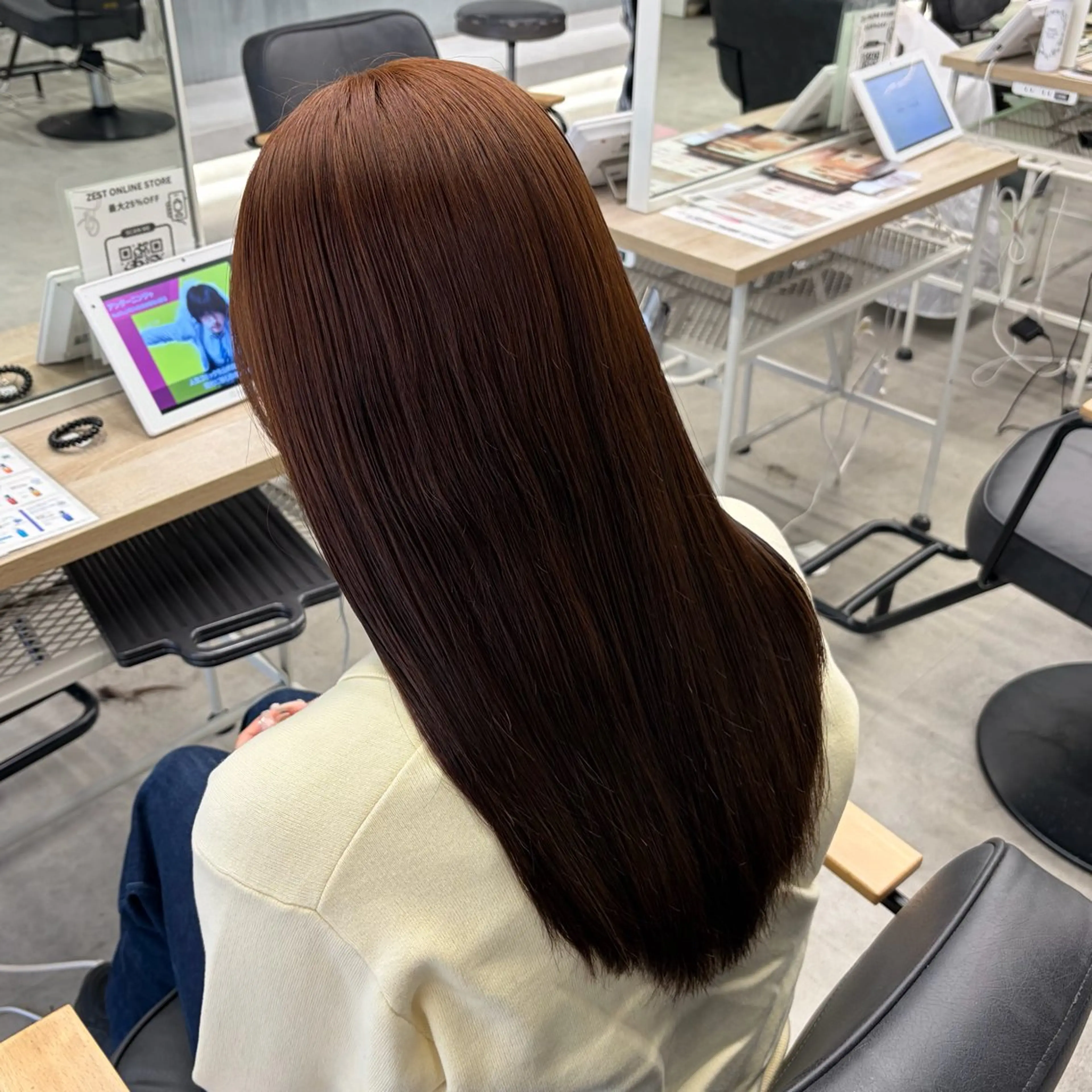 ロング カラー ヘアカラー ななみ.⋆𝜗𝜚 艶カラー/まつパのヘアスタイル