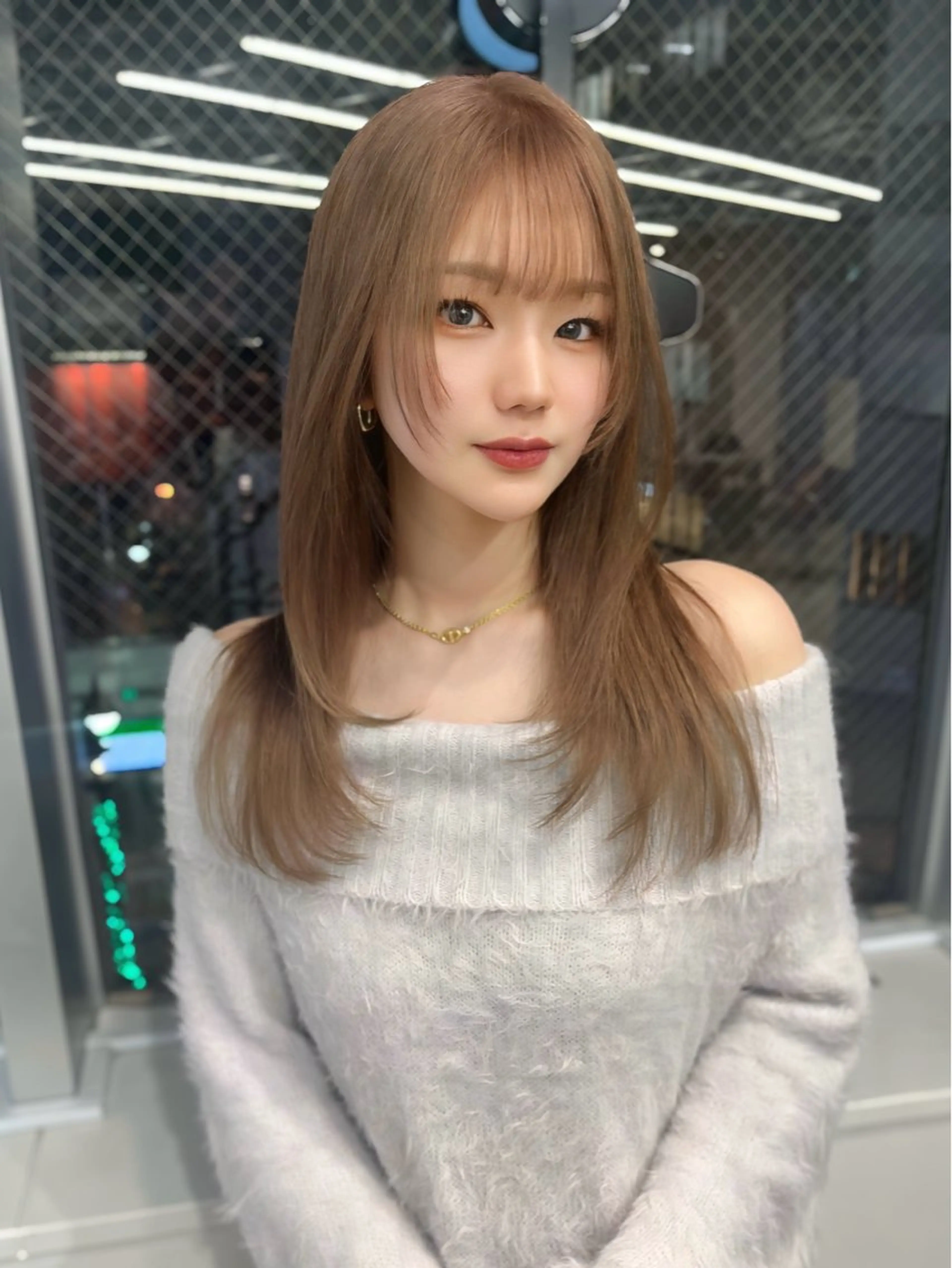 🇰🇷韓国風🇰🇷顔周りのみカット⭐️＋カラー＋⭐️超音波 TR【レイヤー/顔周り／韓国】の写真