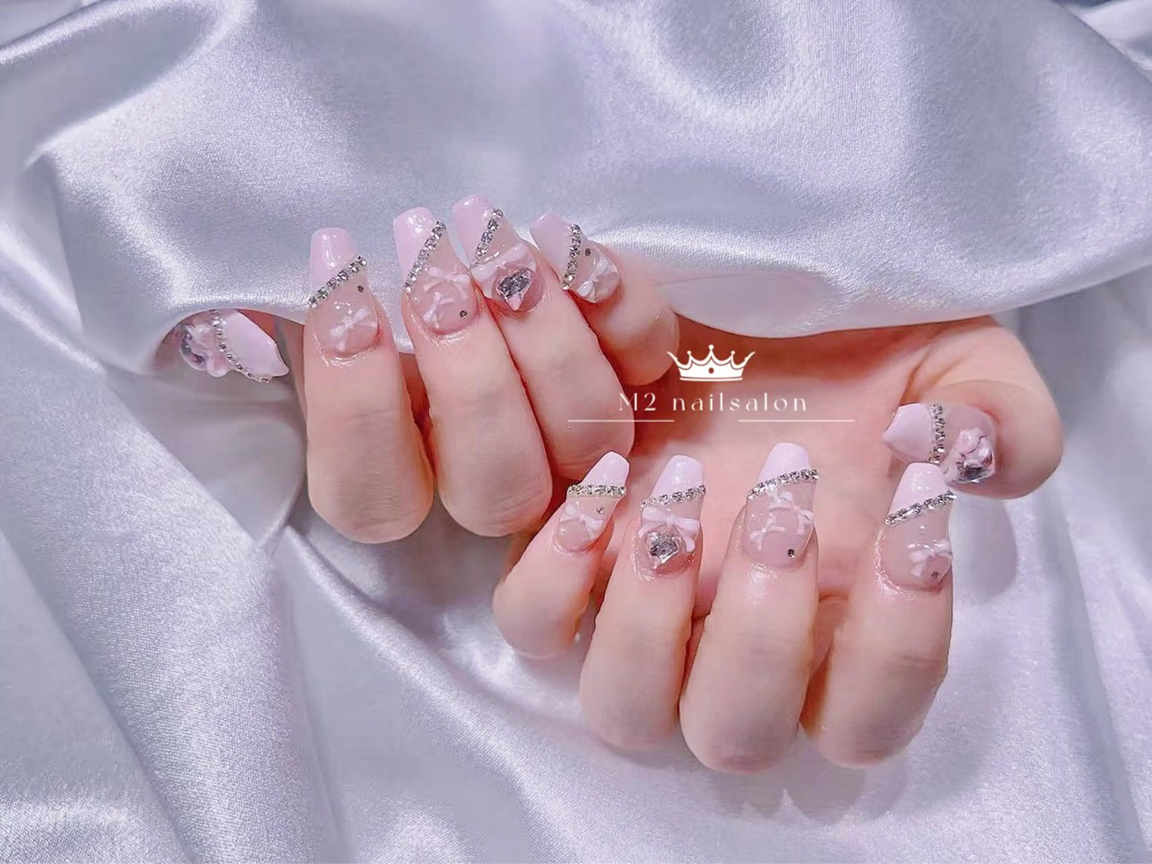 ネイル ハンドネイル 長さだし専門店 M2　rikaのネイルデザイン