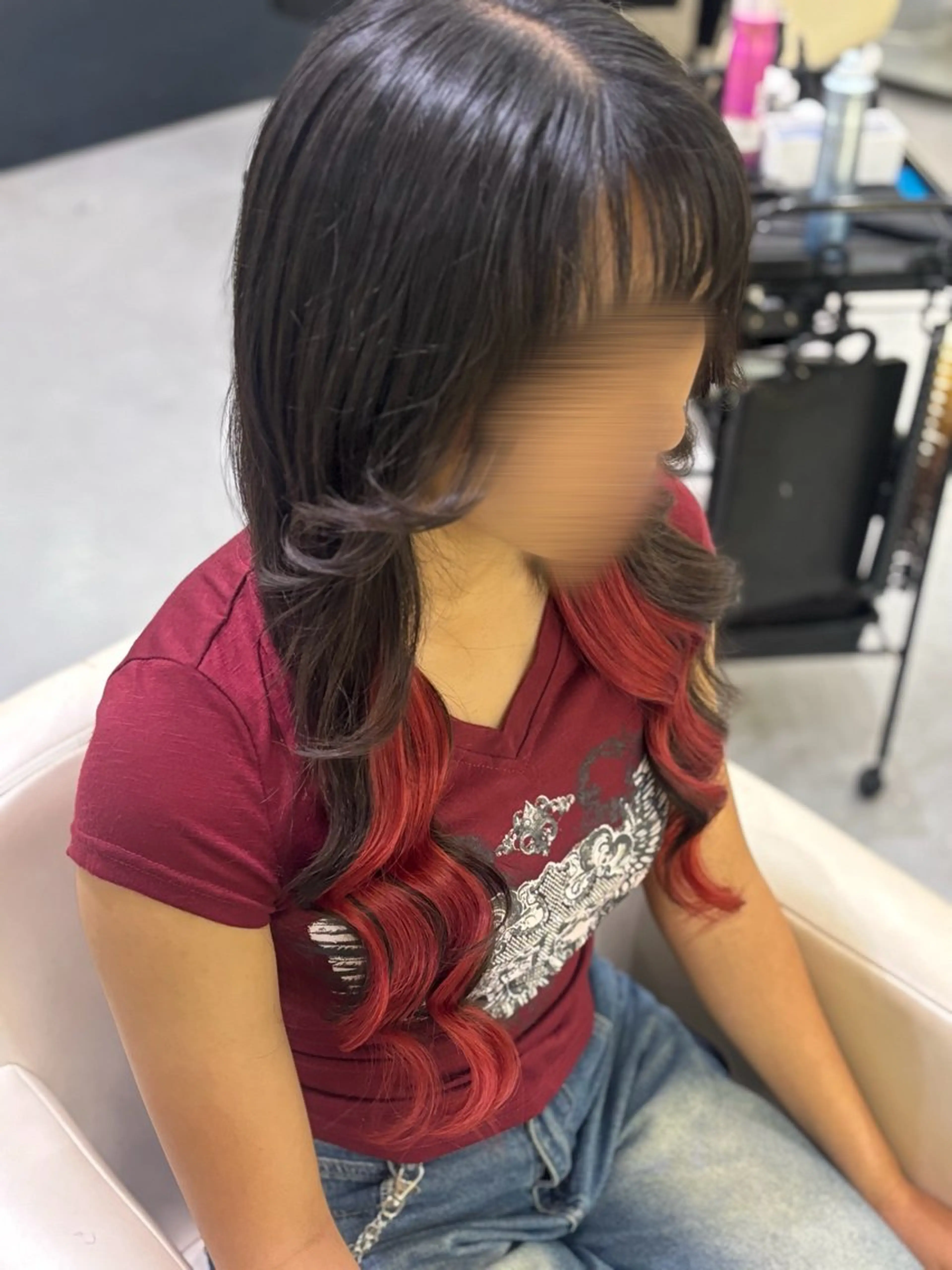 【インナーのみ】100%人毛シールエクステ20~22枚¥5,000の写真