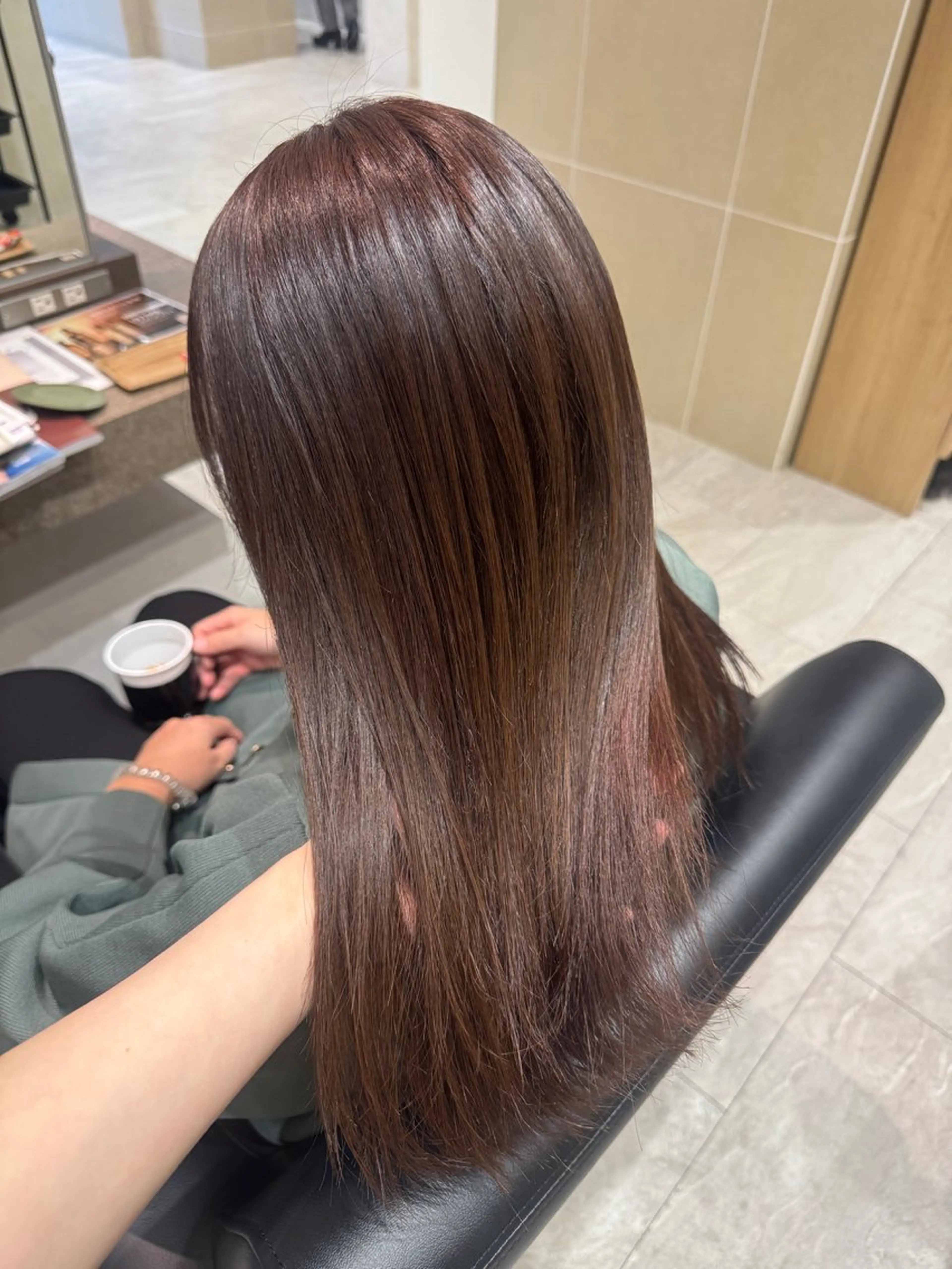 セミロング カット ヘアカラー 笠原未稀/カット・ ブリーチ無しカラーのヘアスタイル