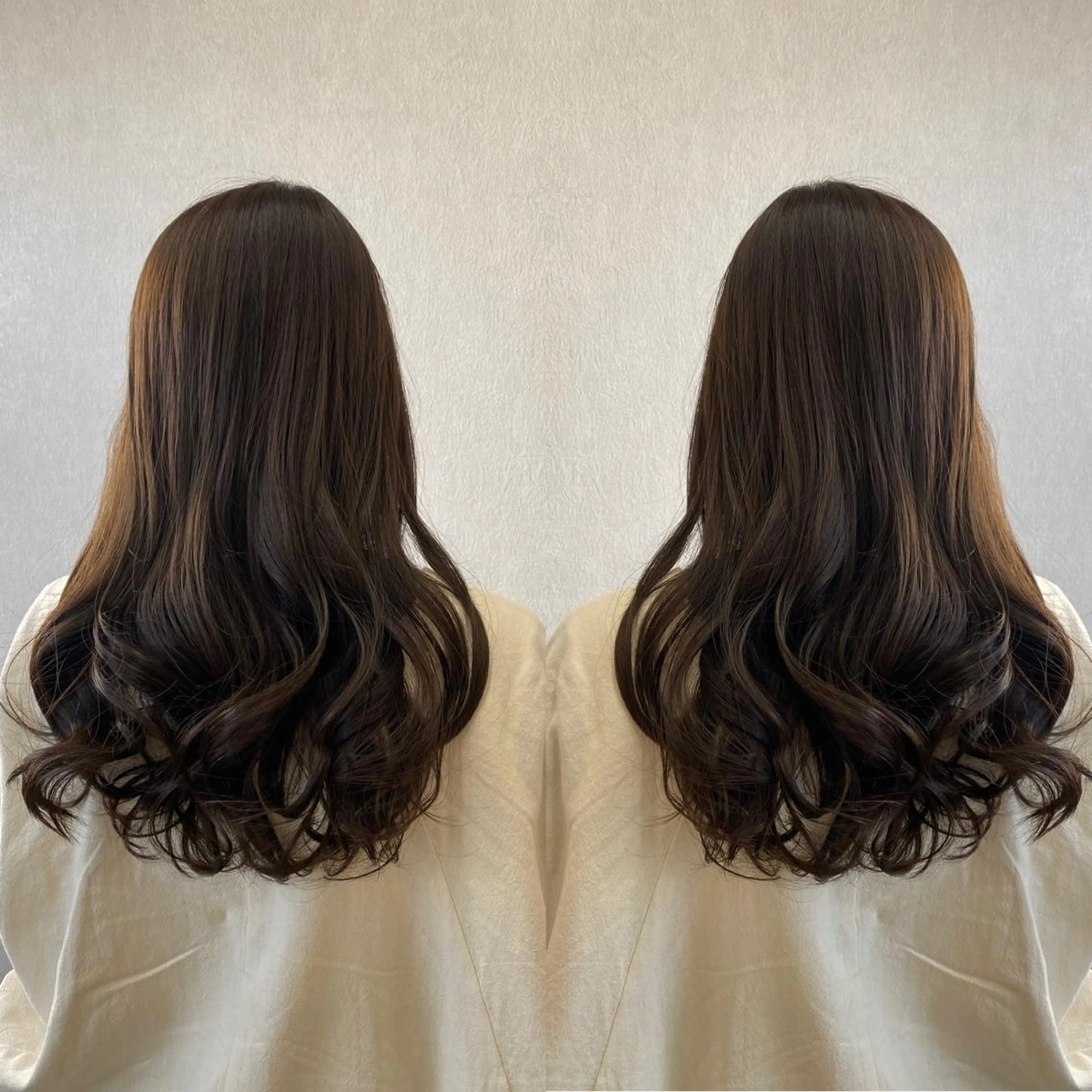 ロング カラー カット トリートメント tocca 💜石田愛結💜のヘアスタイル