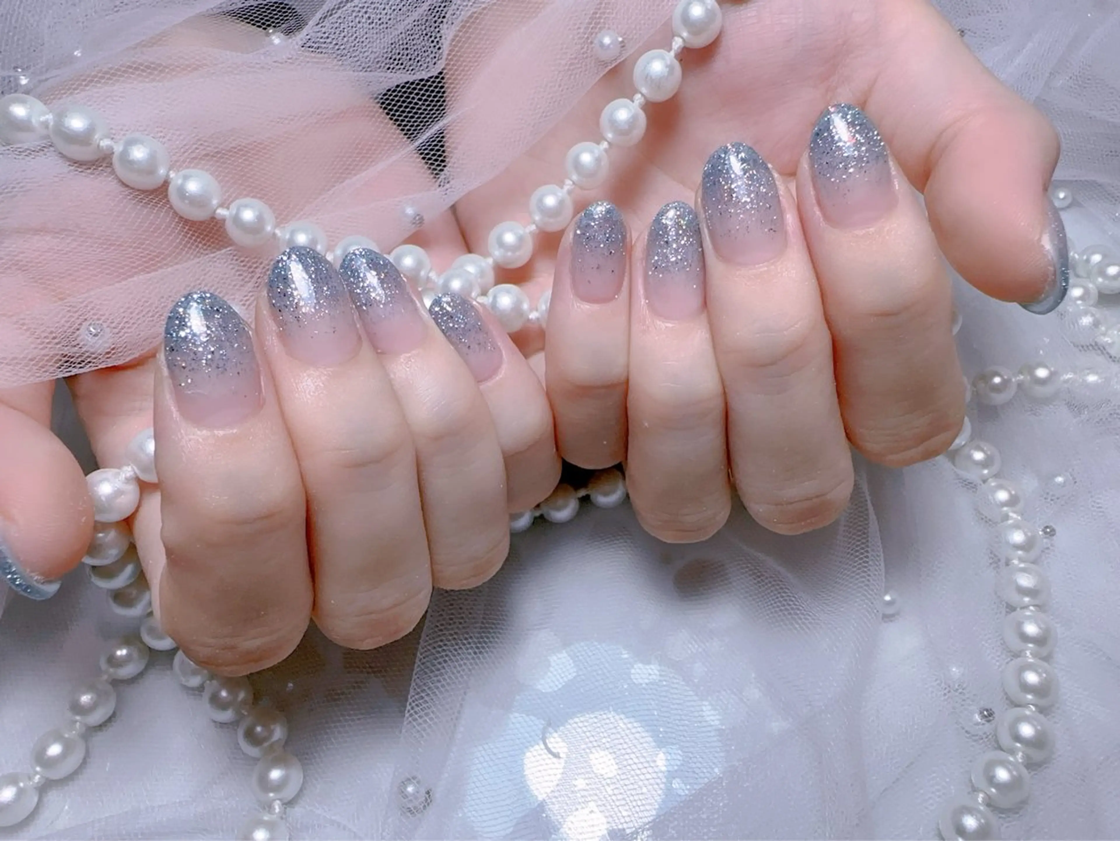 ネイル ラメ(グリッター) ラメグラデーション You&Me Miyuのネイルデザイン