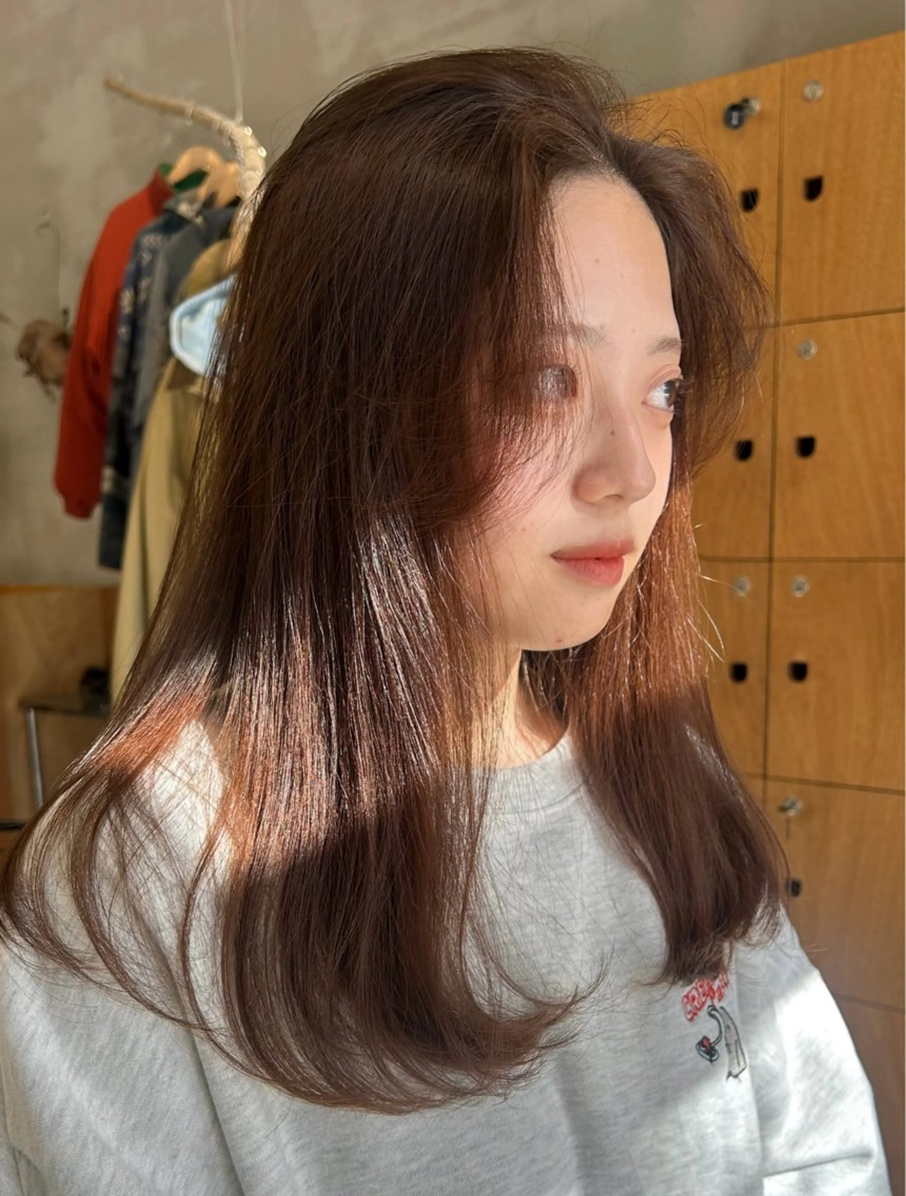 ロング 柔らかいオリーブ🍃 カラーNatsumiのヘアスタイル