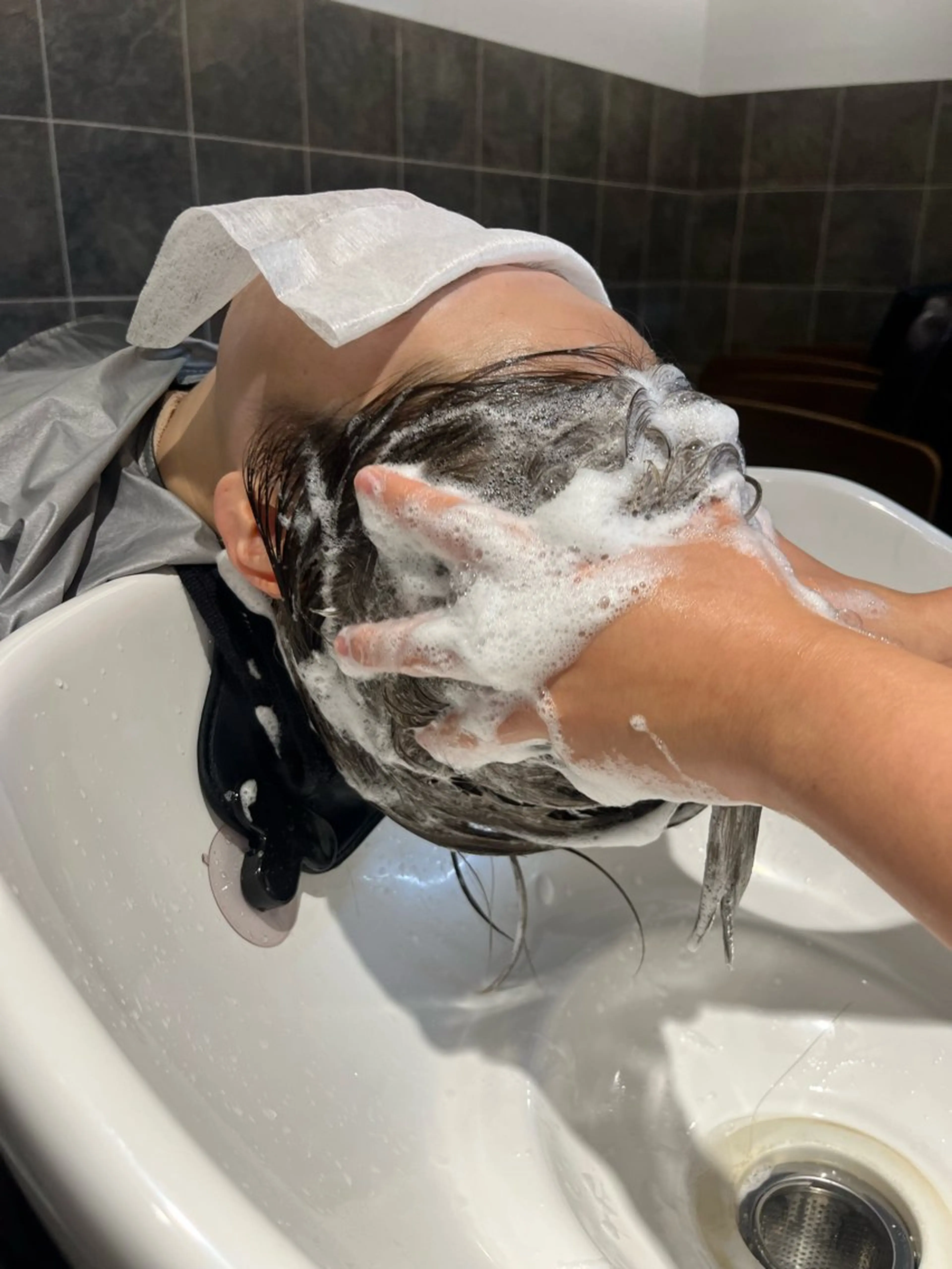 ショート ヘッドスパ ひなこ♡艶カラー/ ベージュ🤍透明感のヘアスタイル