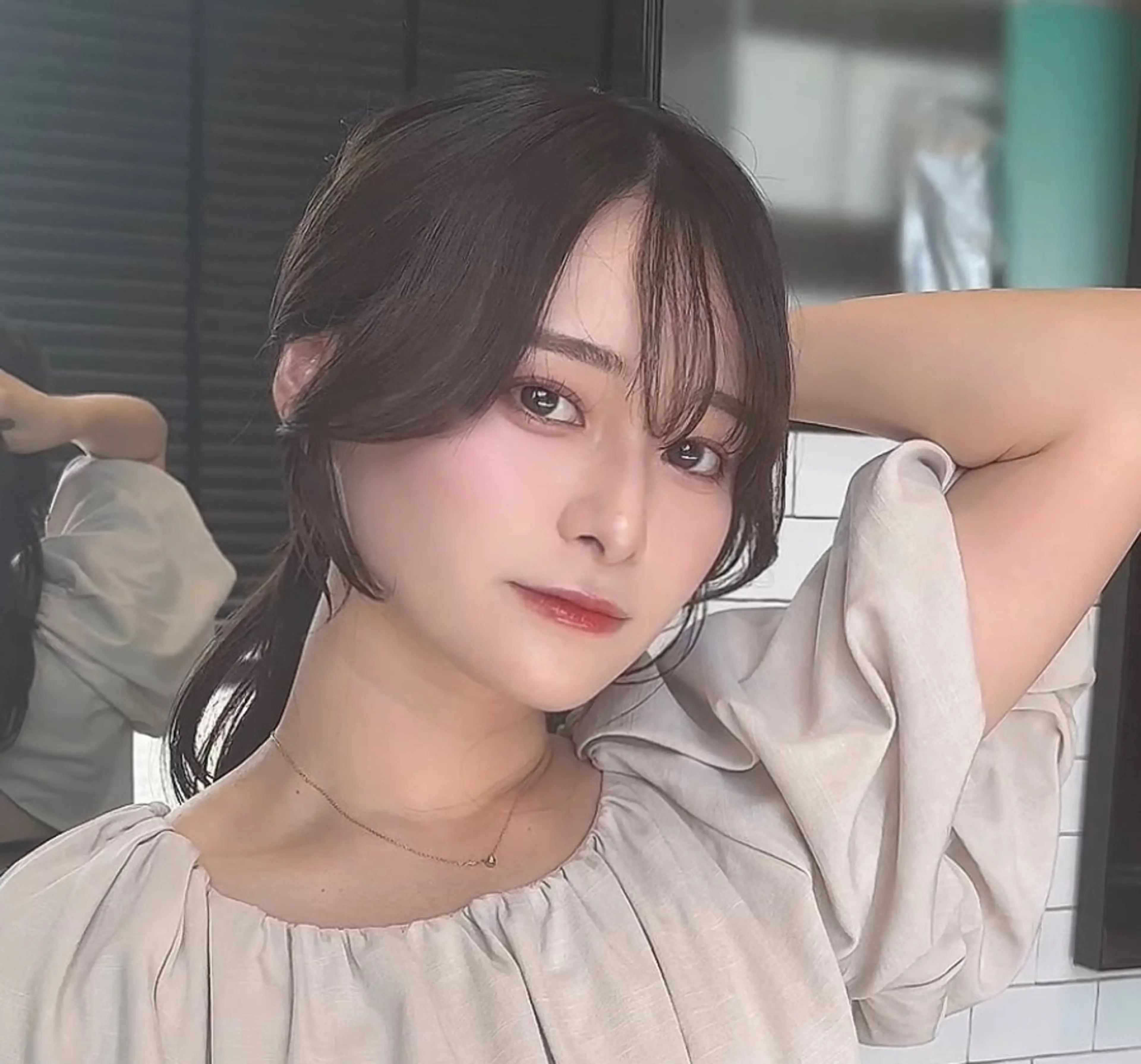 セミロング カラー カット ヘアカラー トリートメント 🌫️大人韓国ヘア 🌫️naoyaのヘアスタイル