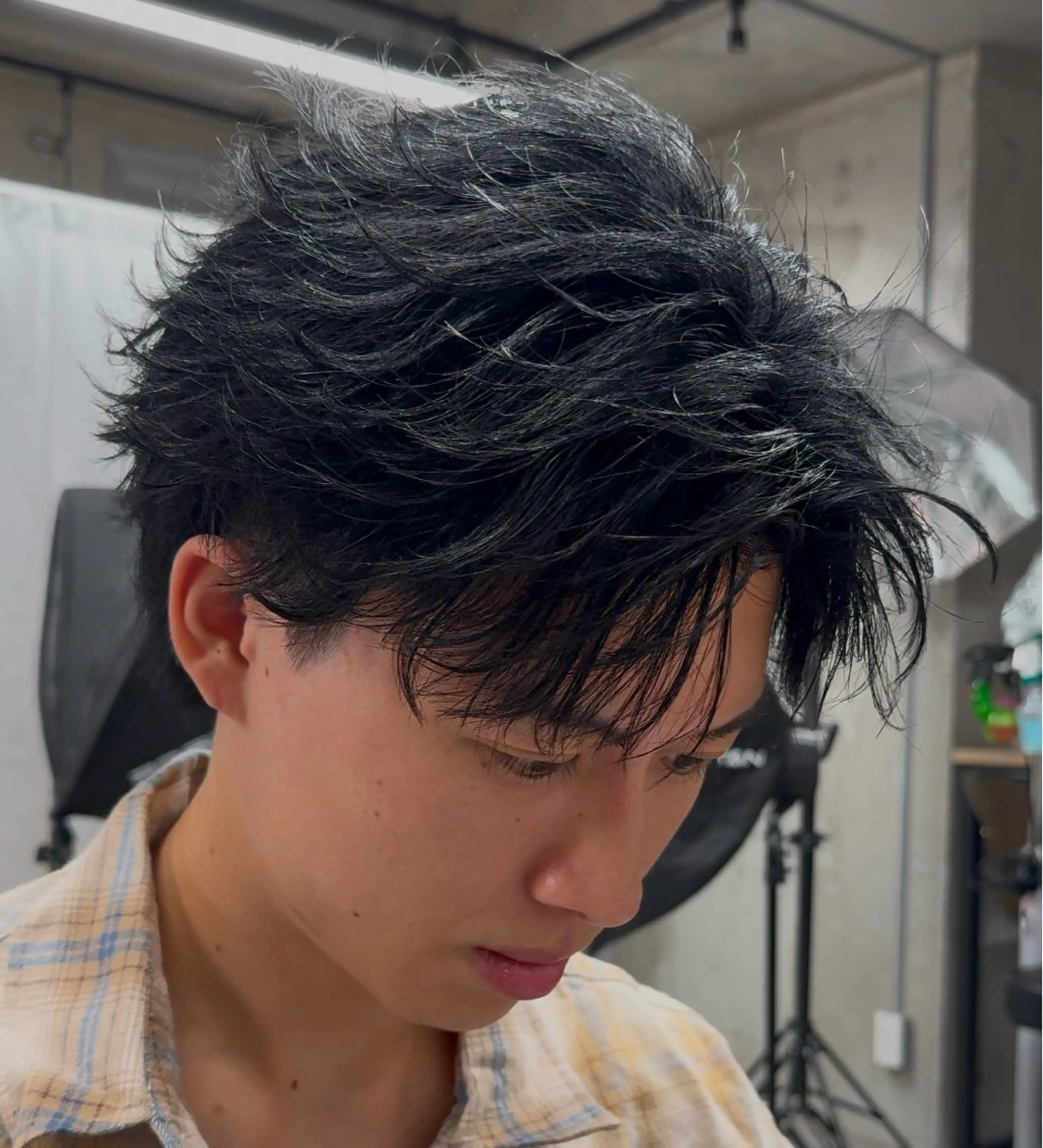 パーマ メンズ 💙垢抜け/モテヘア KEISHO🩶のヘアスタイル