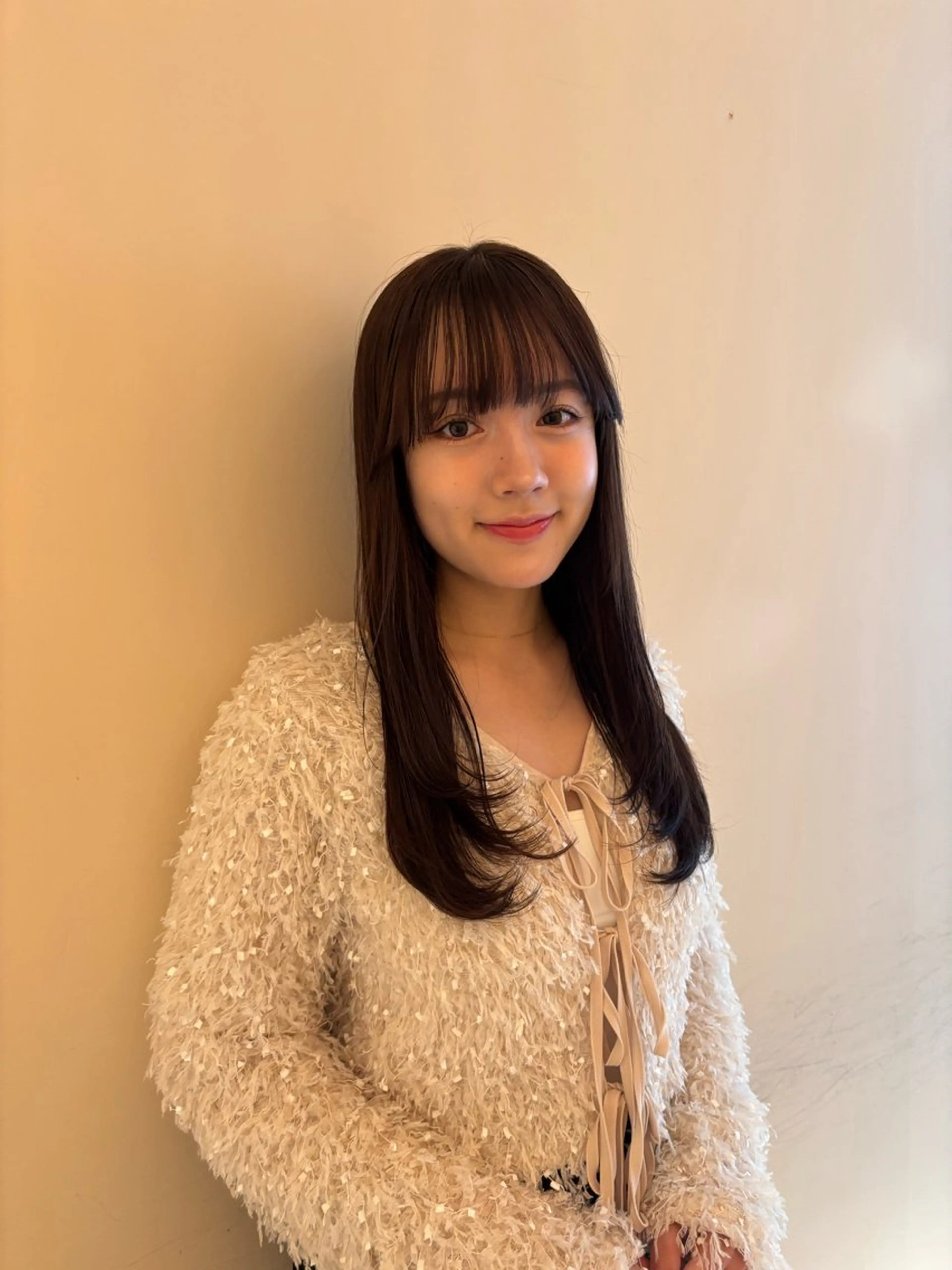 ロング カラー ヘアアレンジ ヘアカラー トリートメント ヘッドスパ ヘアセット 艶髪/レイヤーカット 🐣misakiのヘアスタイル