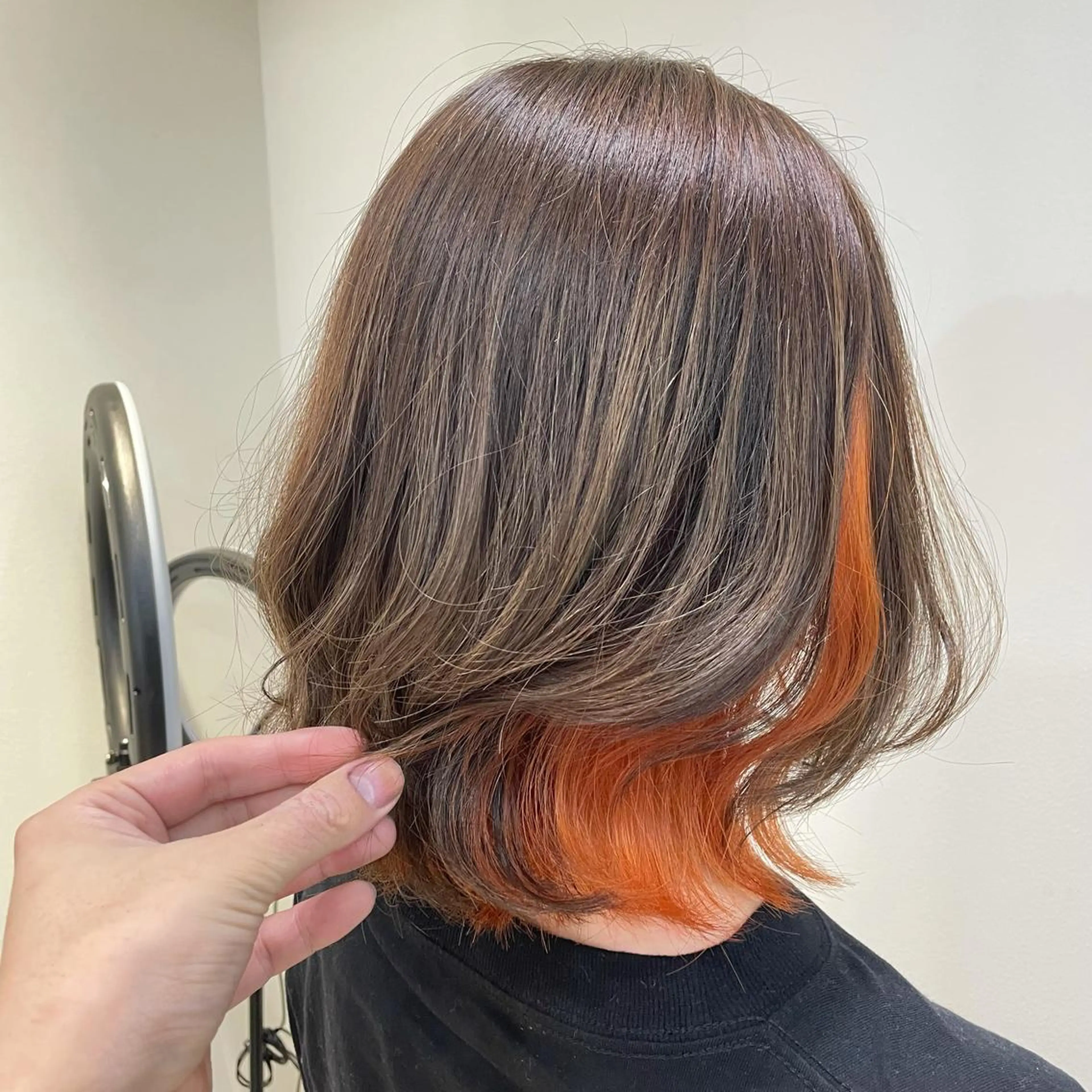 ミディアム カラー ヘアカラー トリートメント 縮毛矯正/髪質改善 /韓国風　山川春輝のヘアスタイル