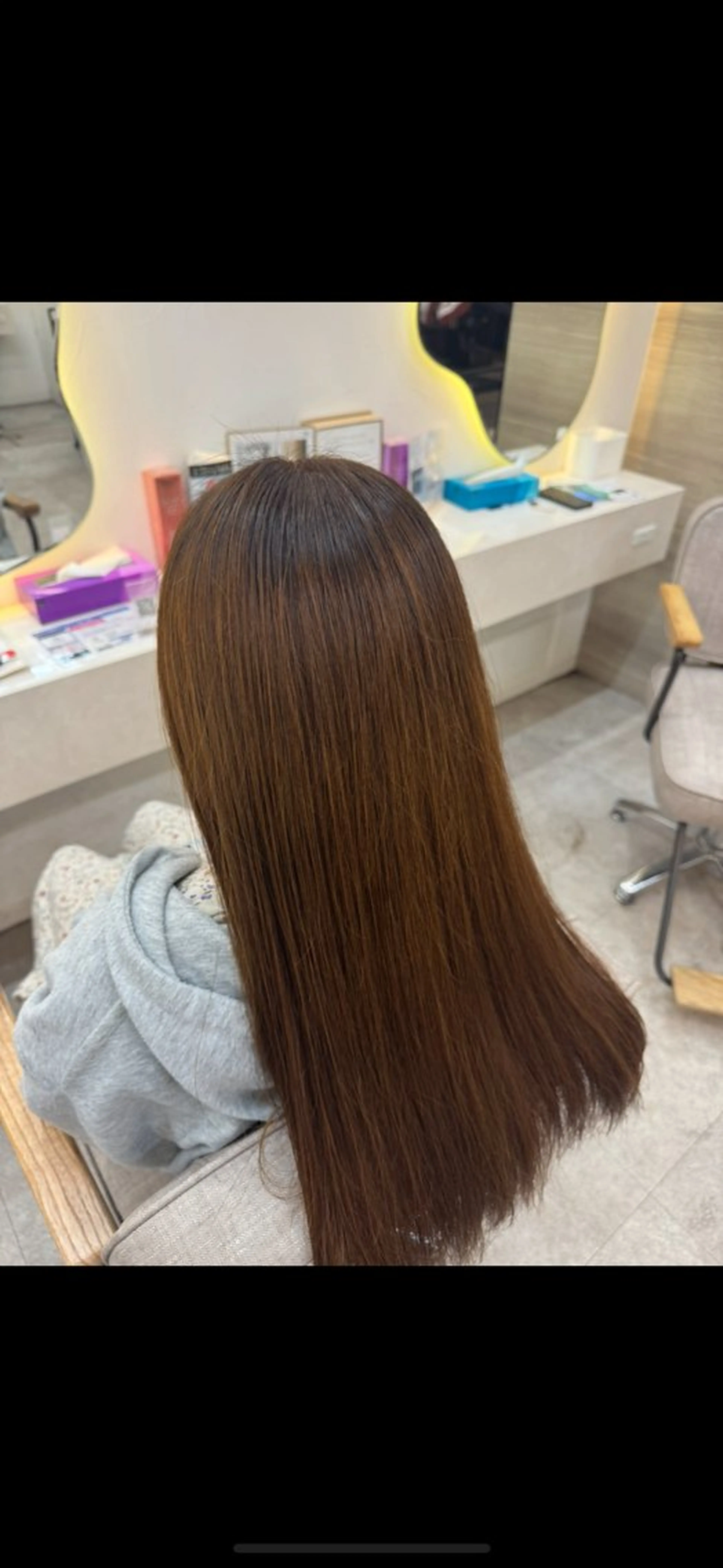 ロング カラー 鈴木 凜音のヘアスタイル