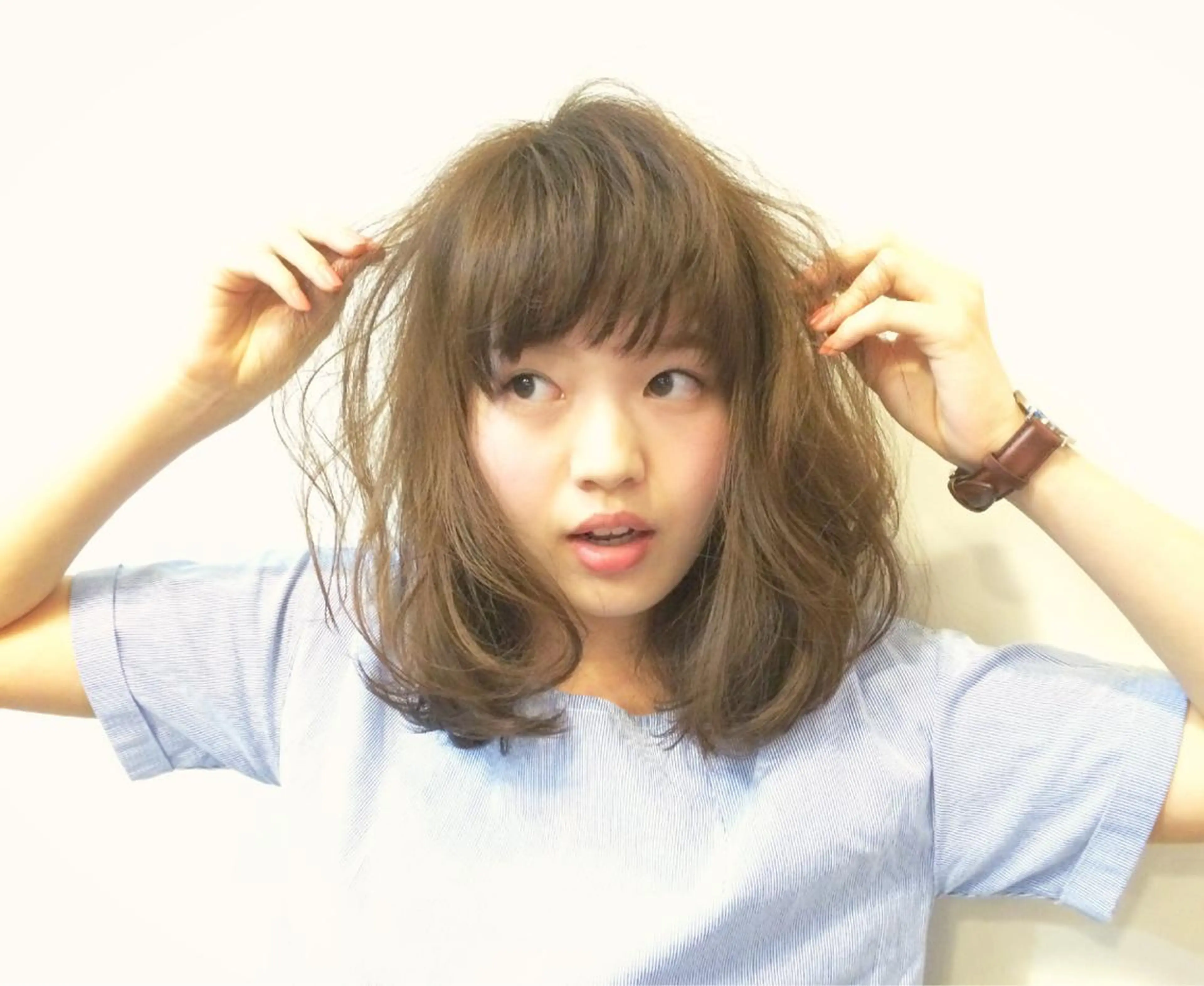 ミディアム 横井伴典 矢場町 メンズパーマ/カットのヘアスタイル