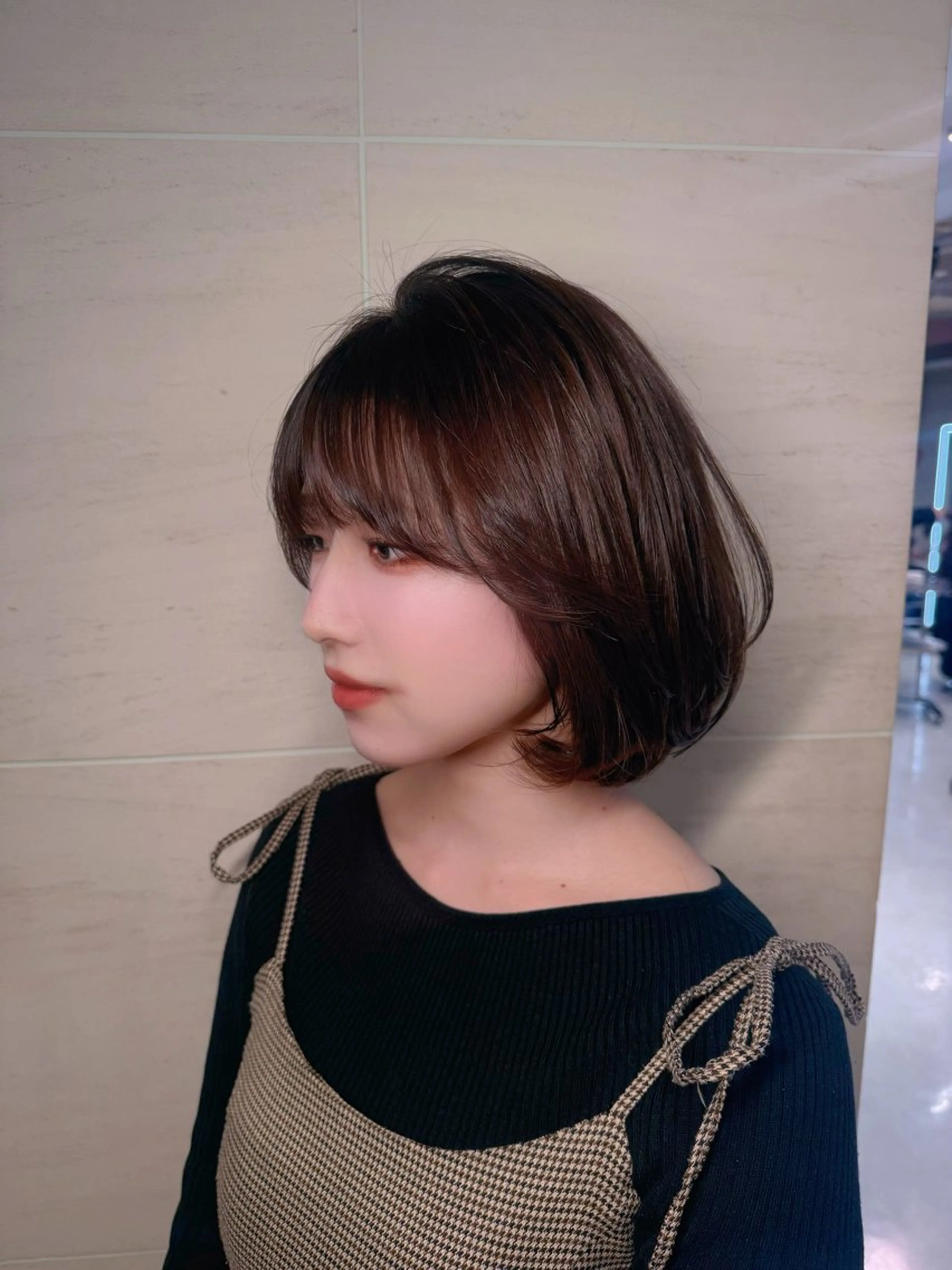 ミディアム 本場韓国ヘア特化 아이비/Aibiのヘアスタイル