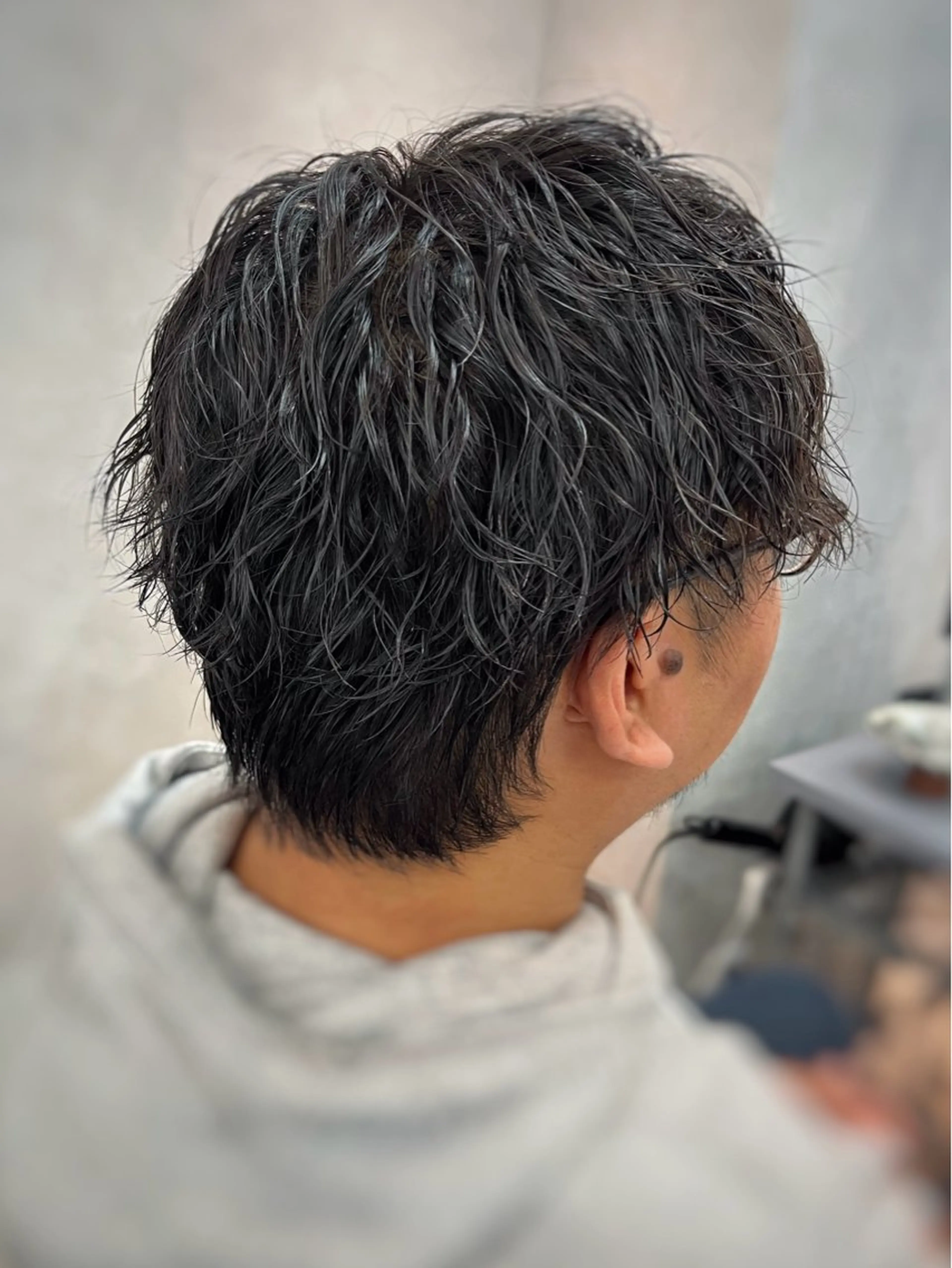 ミディアム カラー パーマ ヘアアレンジ メンズ キッズ カット パーマ 川崎駅toon 👫🏼橋本貴志のヘアスタイル