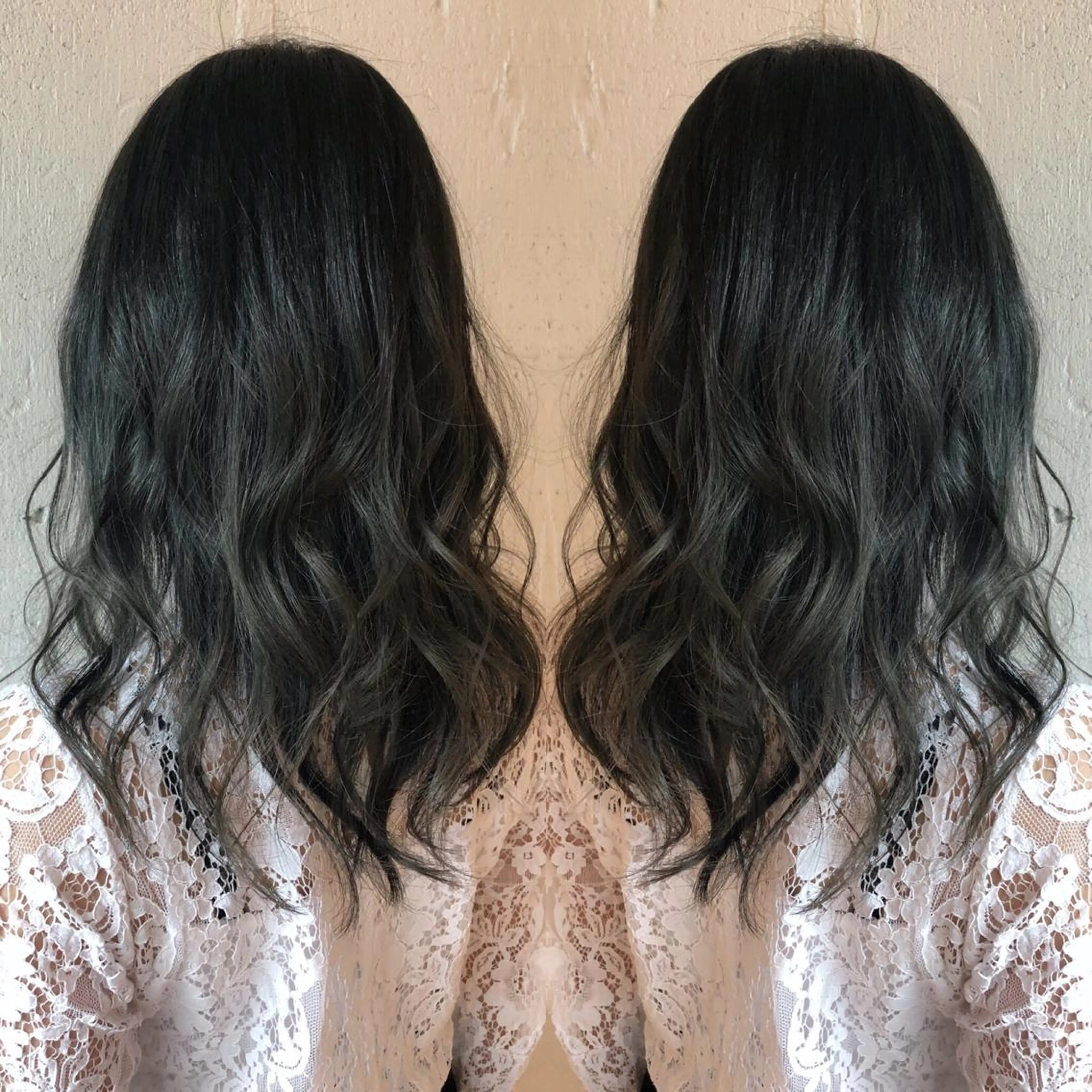 セミロング あらき ちさとのヘアスタイル