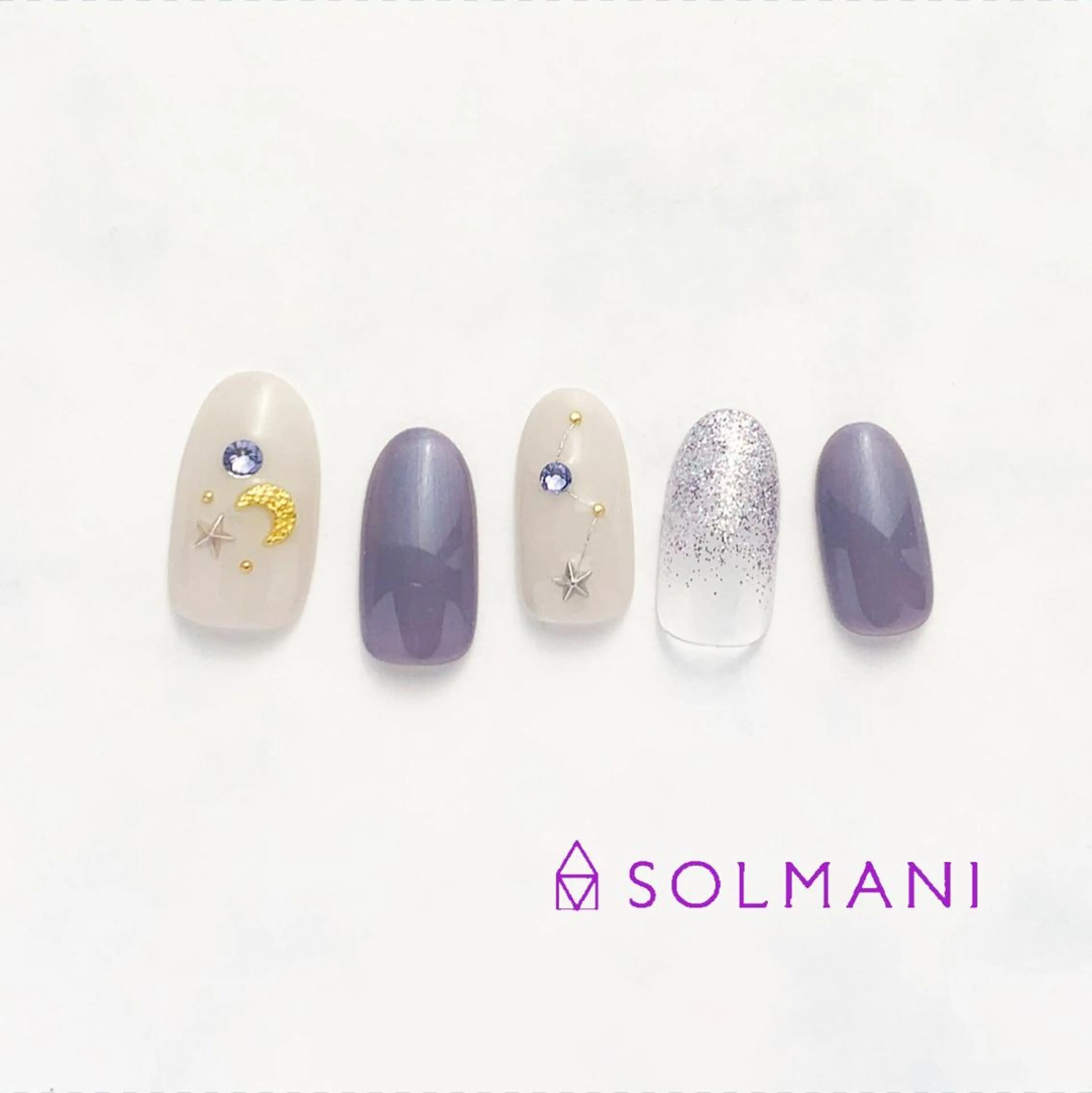 ネイル SOLMANI 予約担当のネイルデザイン