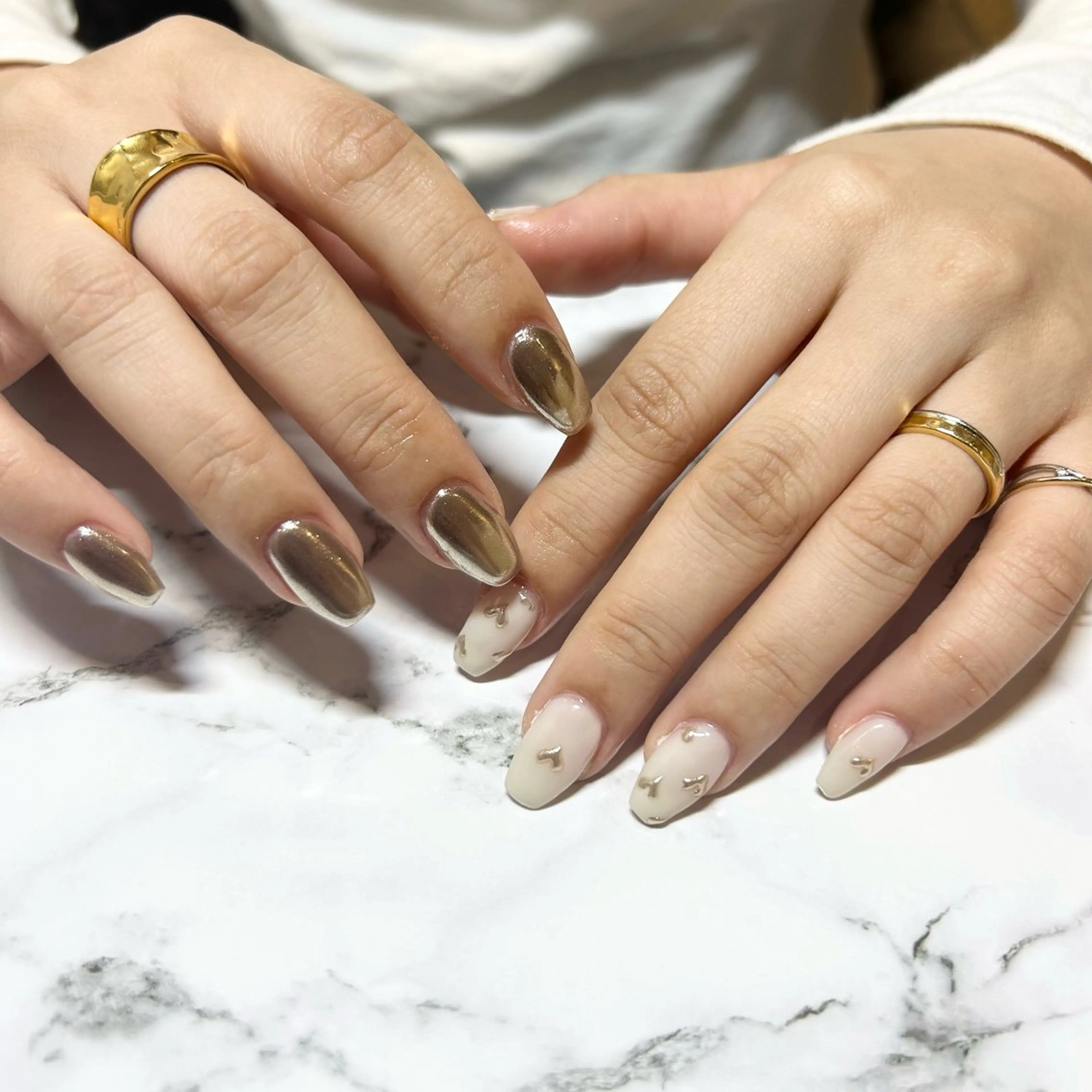 ネイル ハンドネイル ハンドケア she nail studio所属・パラジェル/スカルプ salonOerbaのネイルデザイン