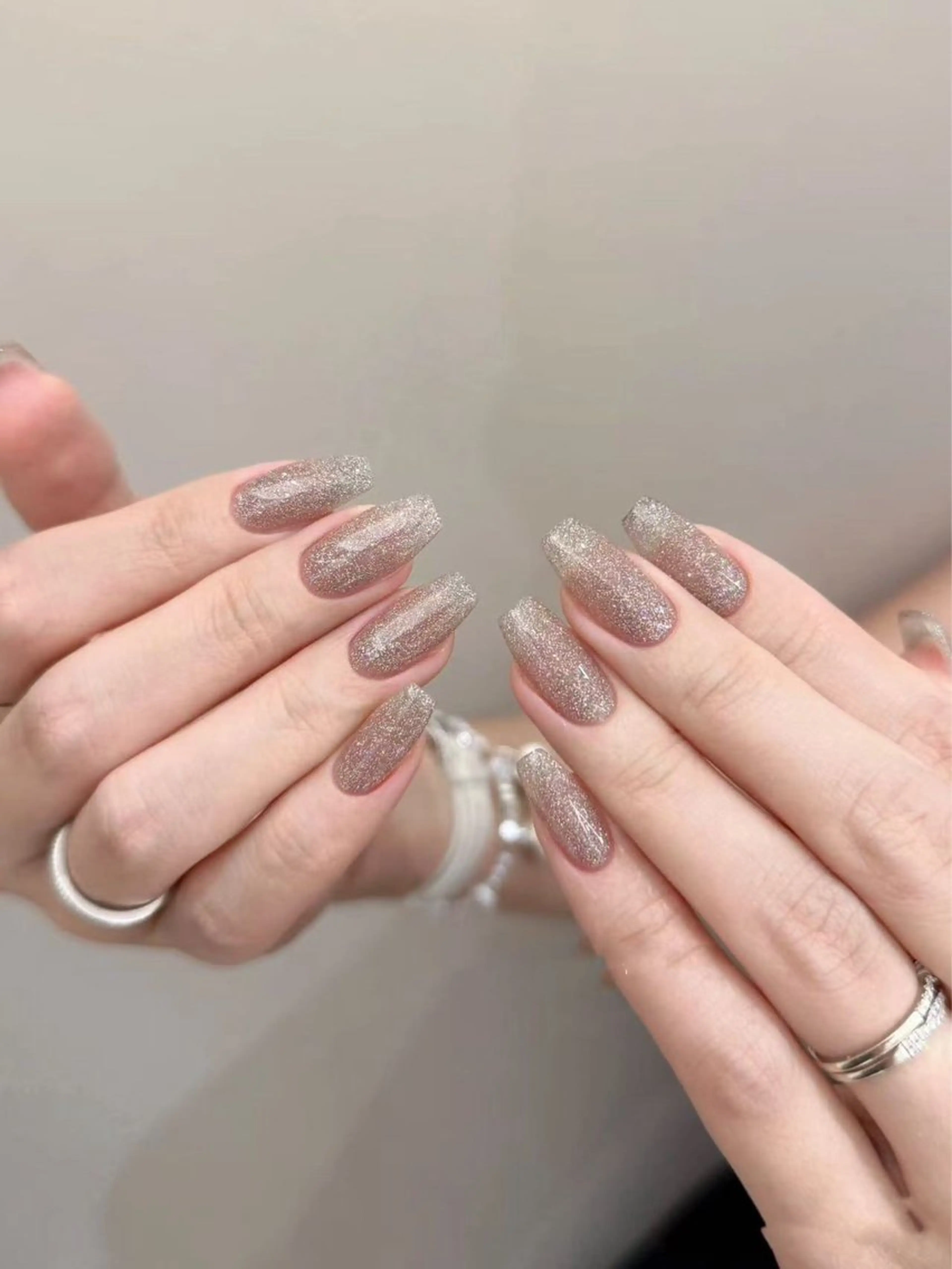 【HAND】フラッシュ/ラメ/ラメグラデーションの写真