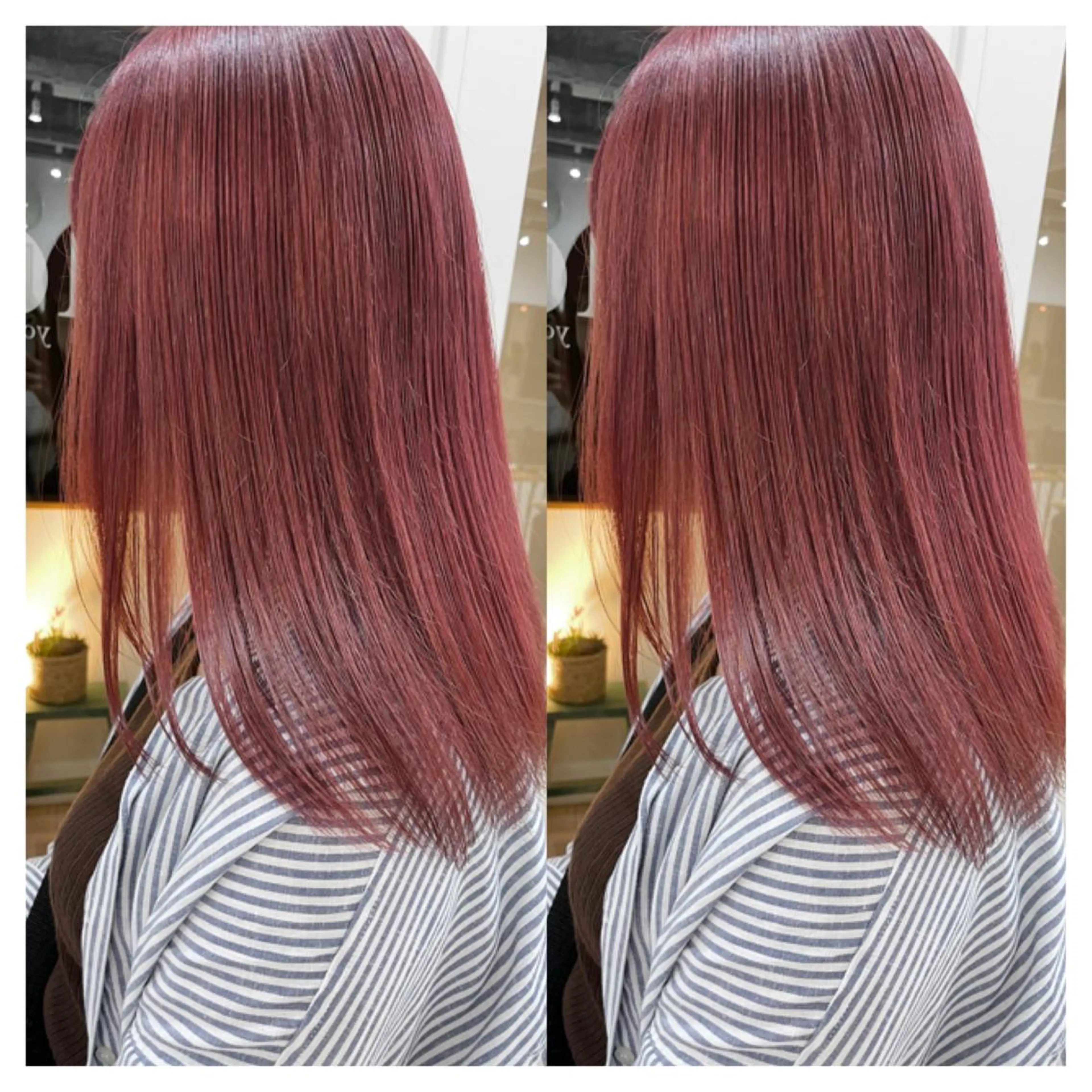 セミロング カラー ヘアカラー トリートメント 村山 茉衣のヘアスタイル