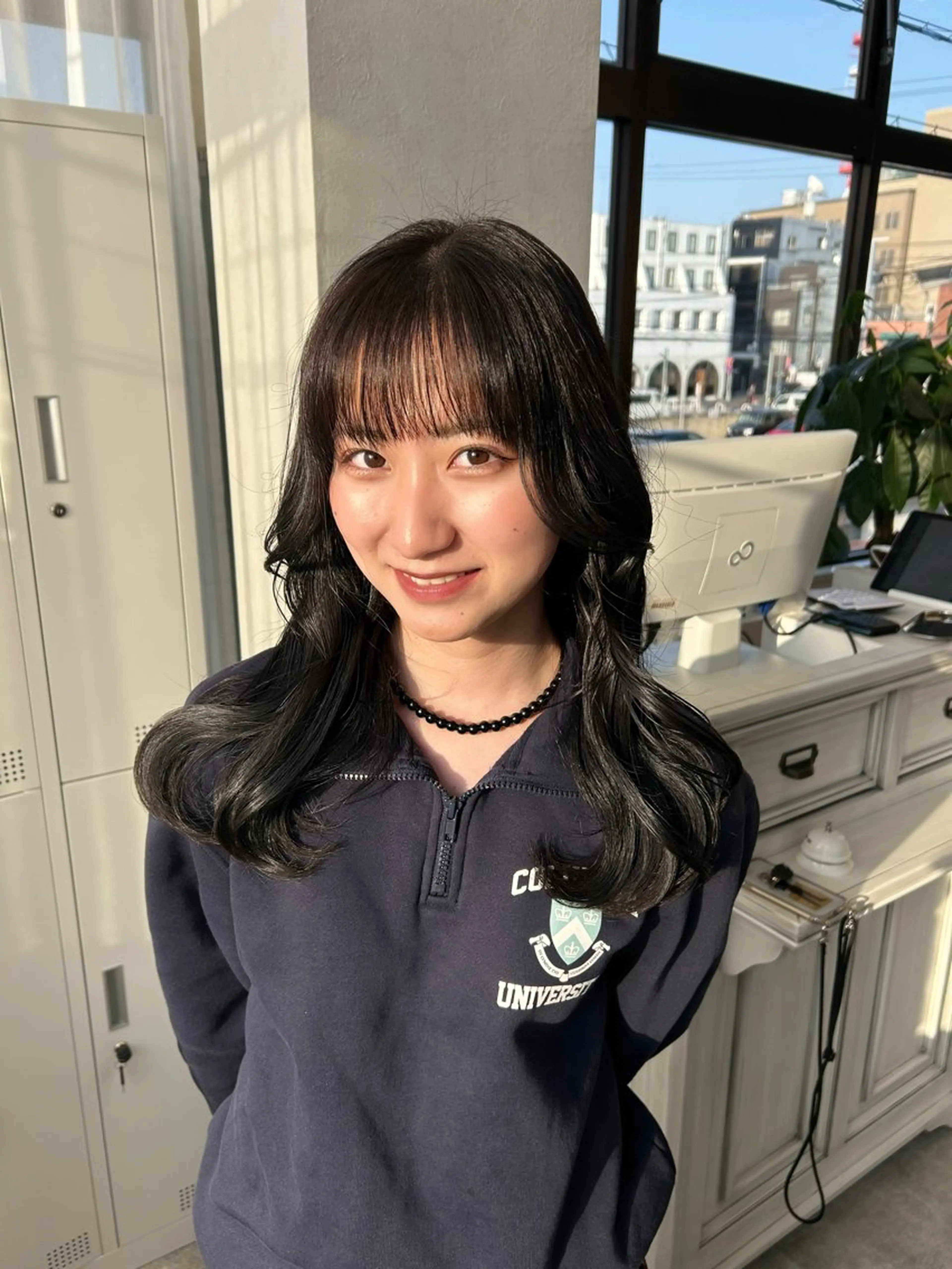 セミロング カラー 透明感カラー suri-ru hair【スリールヘアー】所属・FURUSAWA AOIのヘアスタイル