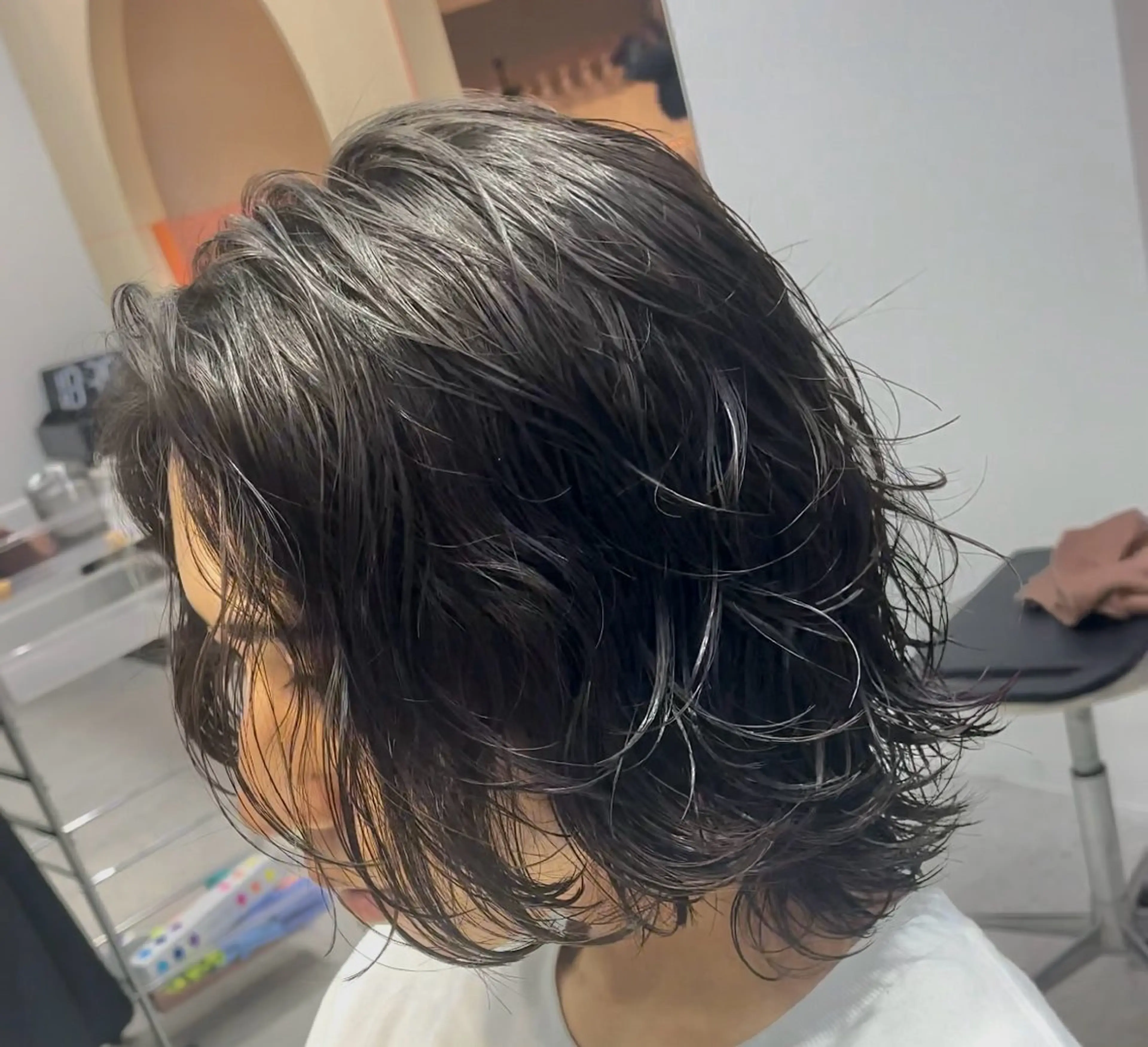 ロング パーマ ヘアアレンジ メンズ カット パーマ fifth Tokyo所属・fifth 石川 凪のヘアスタイル