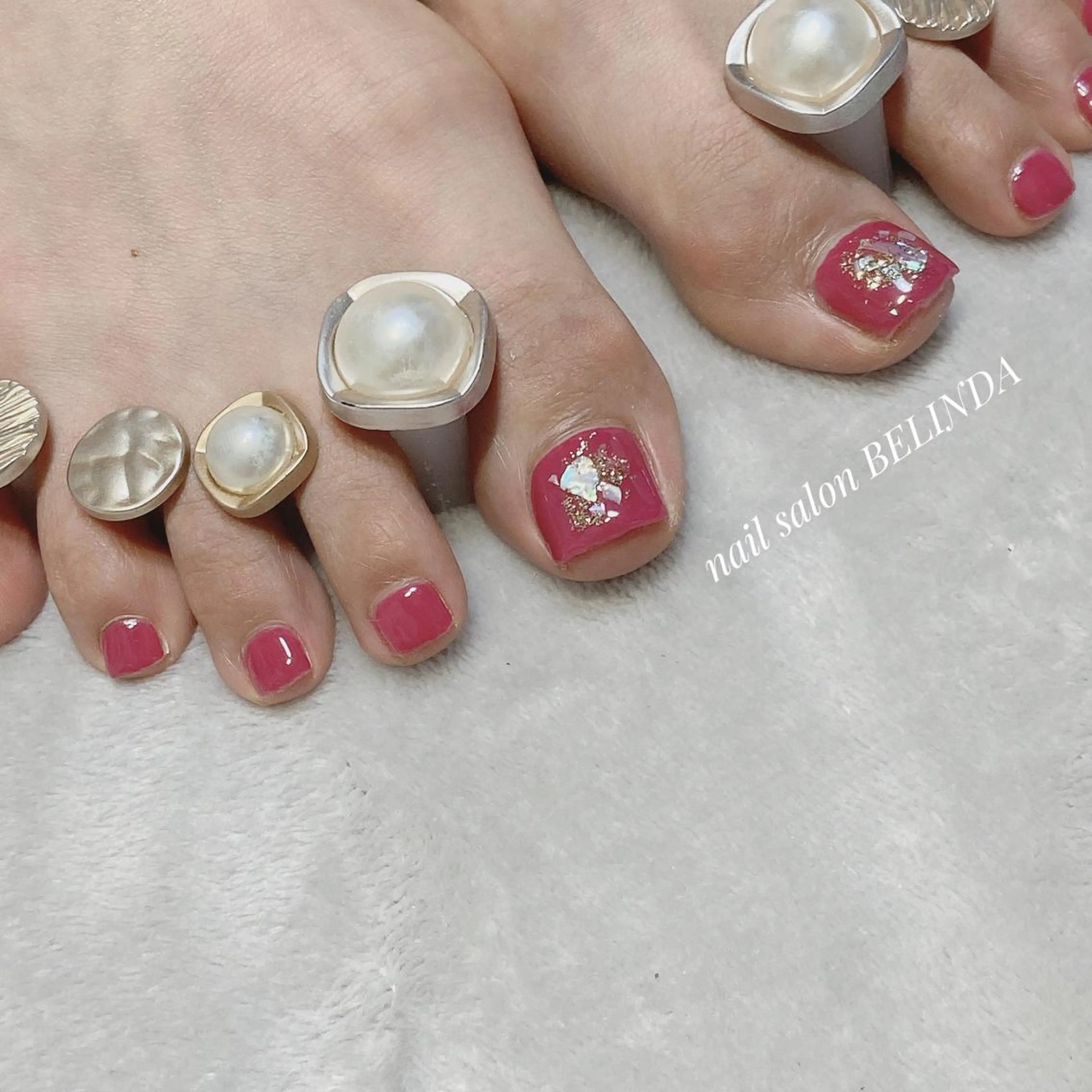 ネイル ワンカラーネイル 毛利 ゆりあのエステ・リラクイメージ